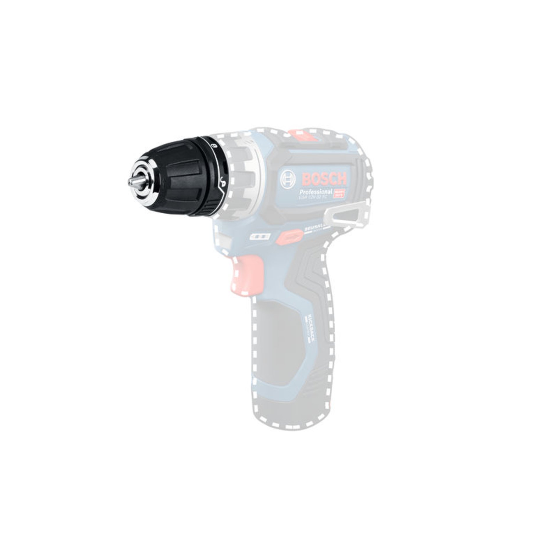 FlexiClick-Aufsatz GFA 12-B, 10 mm-Auto-Lock-Bohrfutter