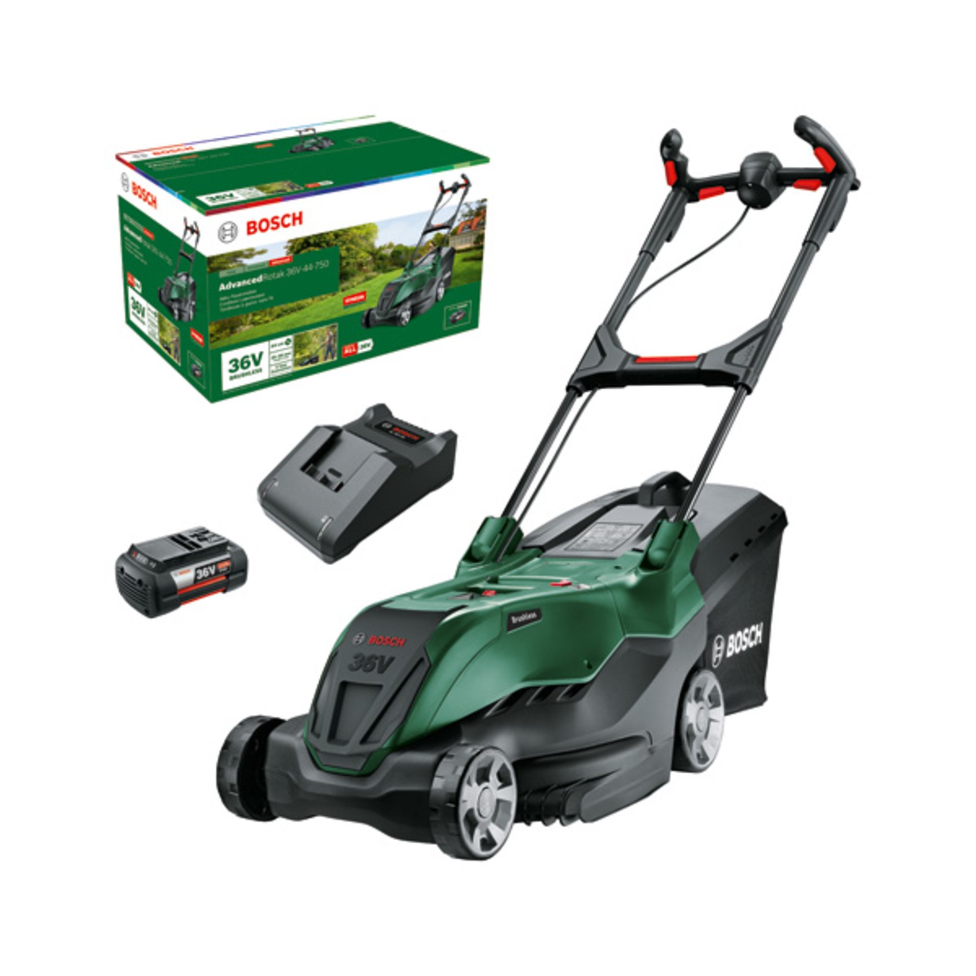 Akku-Rasenmäher AdvancedRotak 36V-44-750, 1 x Akku 36V 4,0Ah