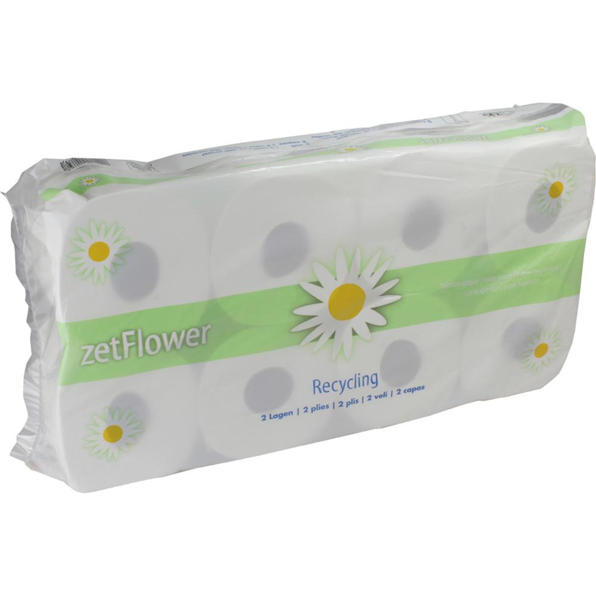 Toilettenpapier 2-lagig, weiß 400 Blatt/Rolle