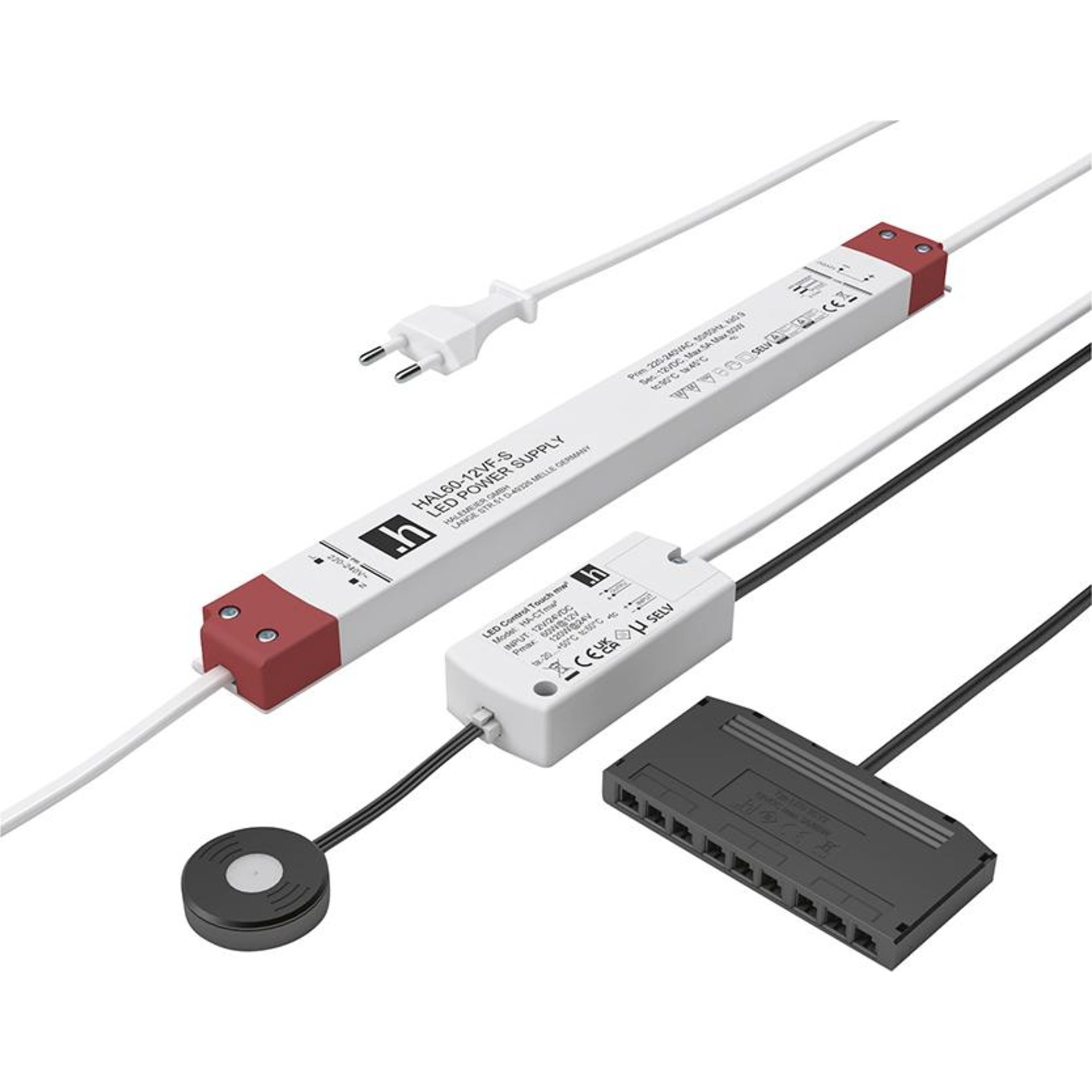 Bas.Touch Cont.MultiWhitePlus 60W EVG Dimmer M1x6