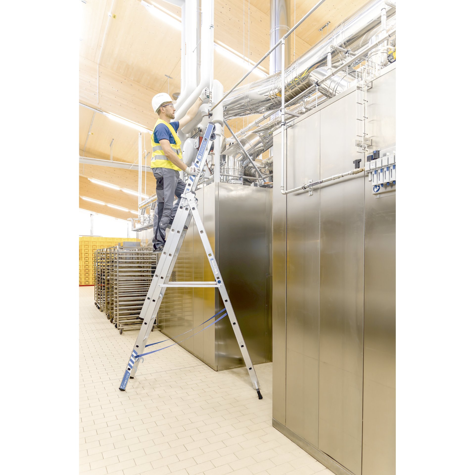 Skymaster Plus X - LM-Mehrzweckleiter 3 x 10 Stufen