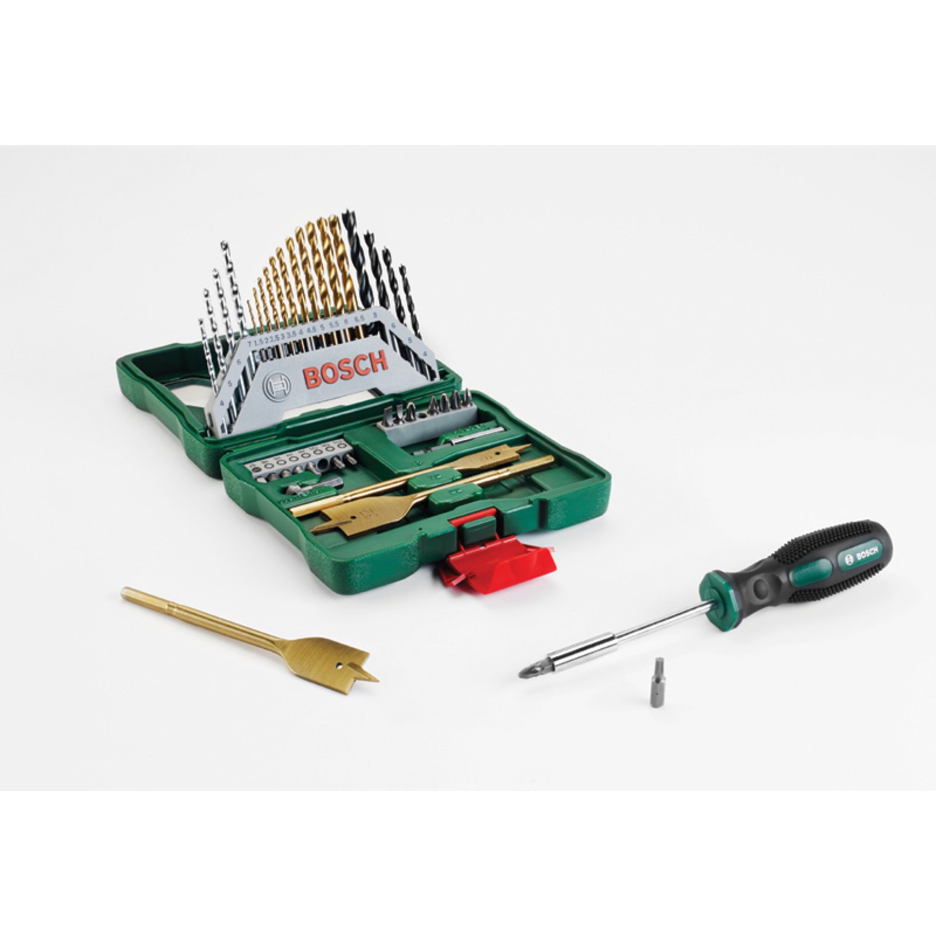 X-Line TiN-beschichtetes Set, 40-tlg. + Handschraubendrer