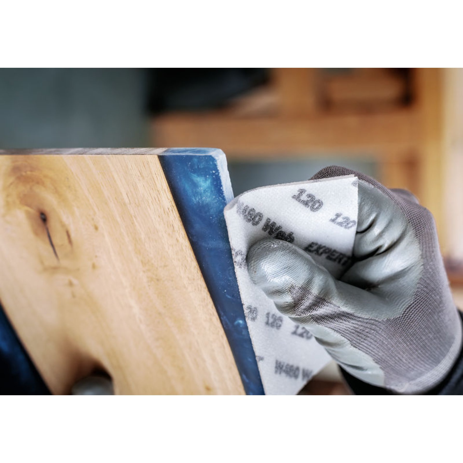 EXPERT W480 Web Handschleifblatt, K120, 10-tlg.