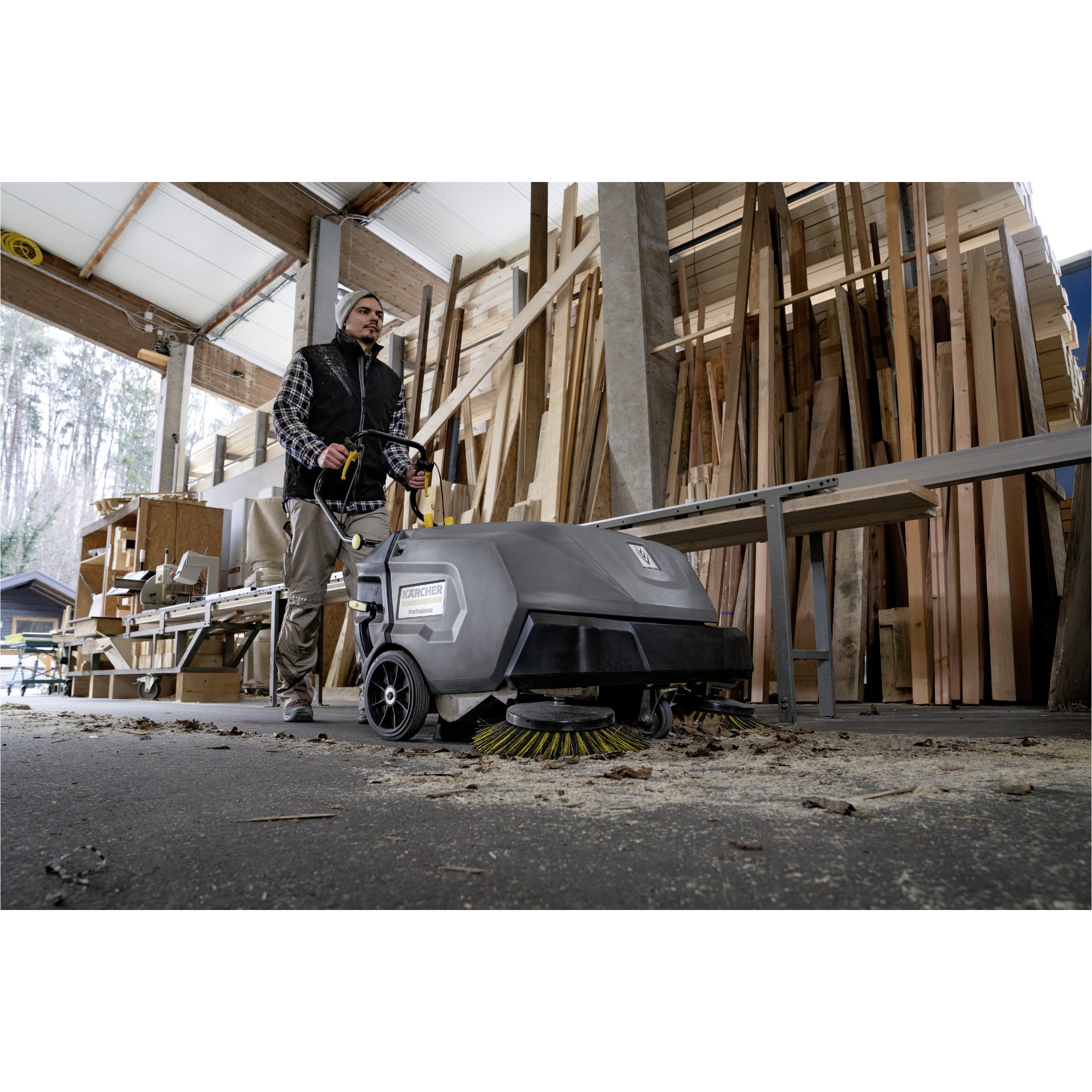 Kärcher Handgeführte Kehrsaugmaschine KM 85/50 W Bp Pack 2SB