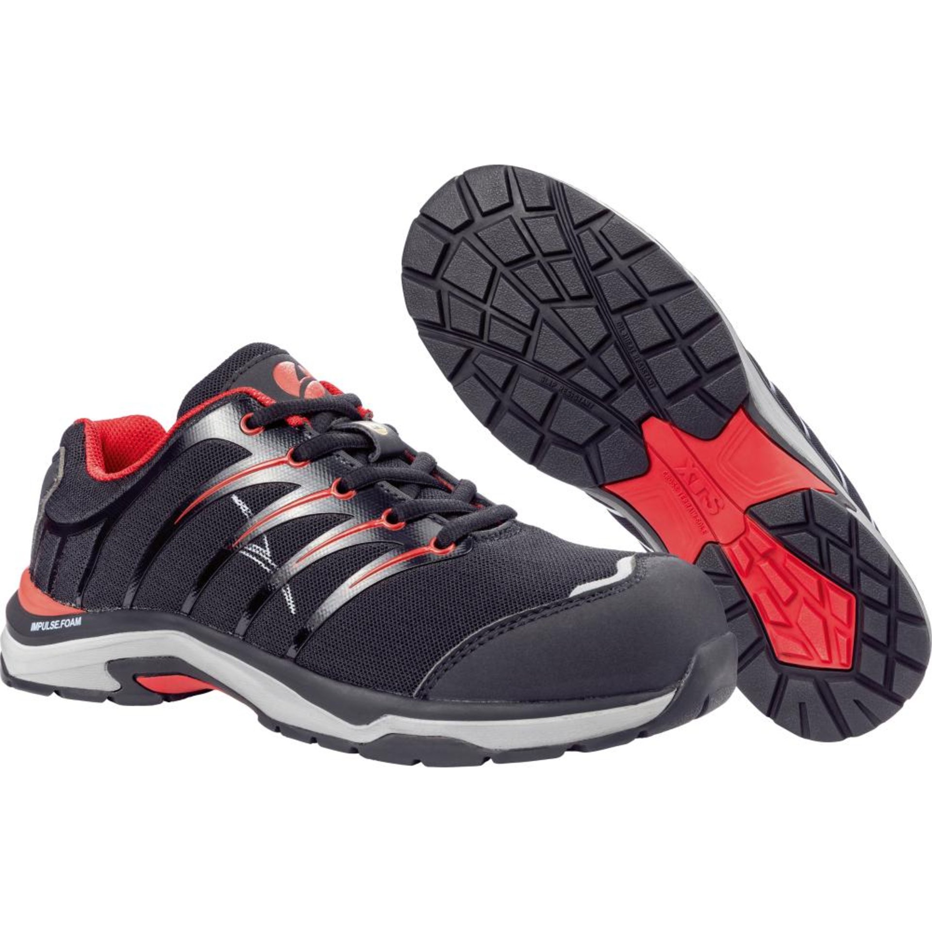 Damenschuh 645210 TWIST RED, ESD SRC HRO S1P, Gr.36