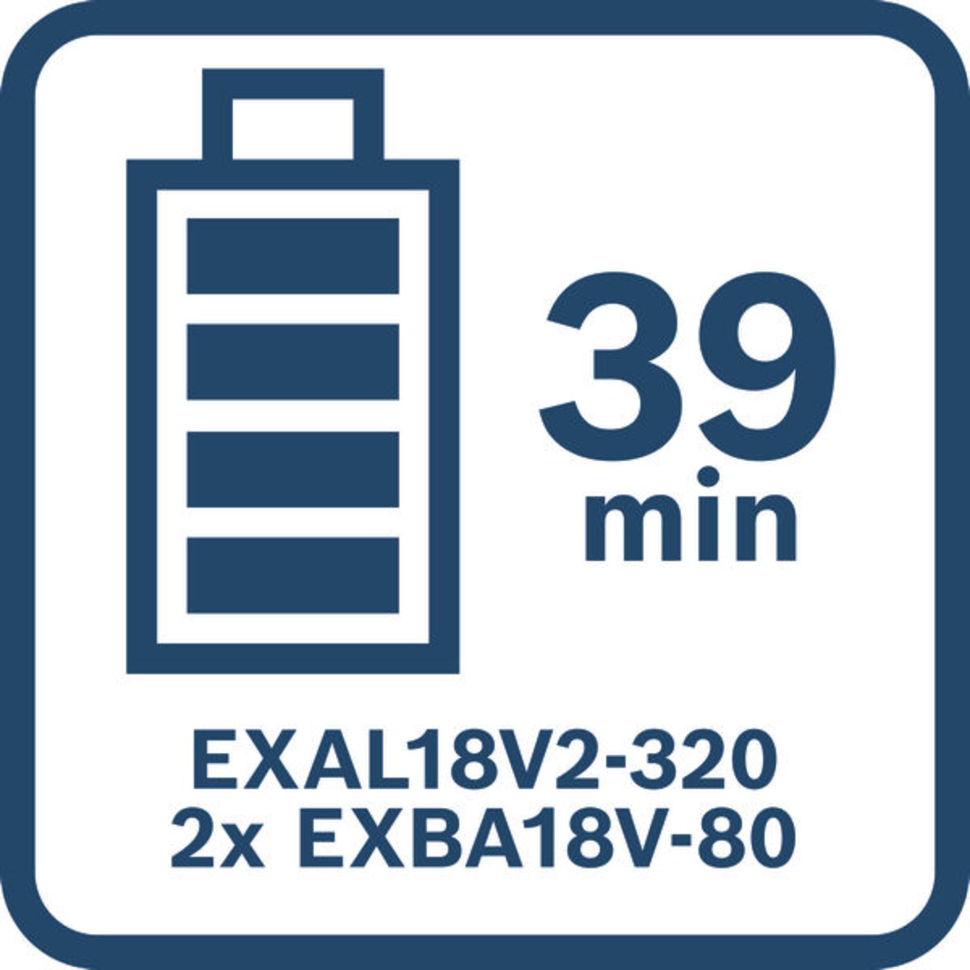 Starter-Set 2x EXBA18V-80 + EXAL18V2-320