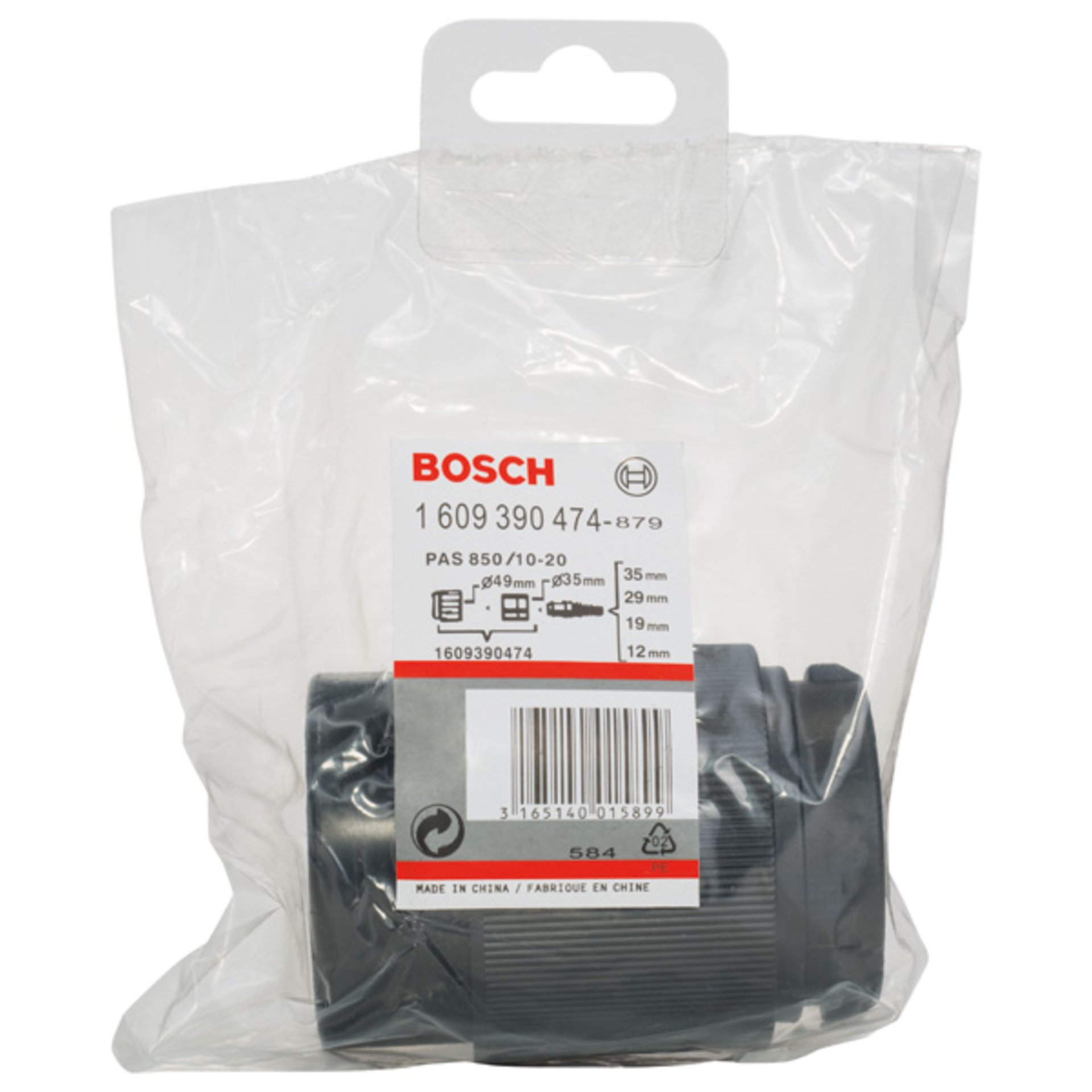 Adapter zweiteilig für Bosch-Sauger, 35 mm