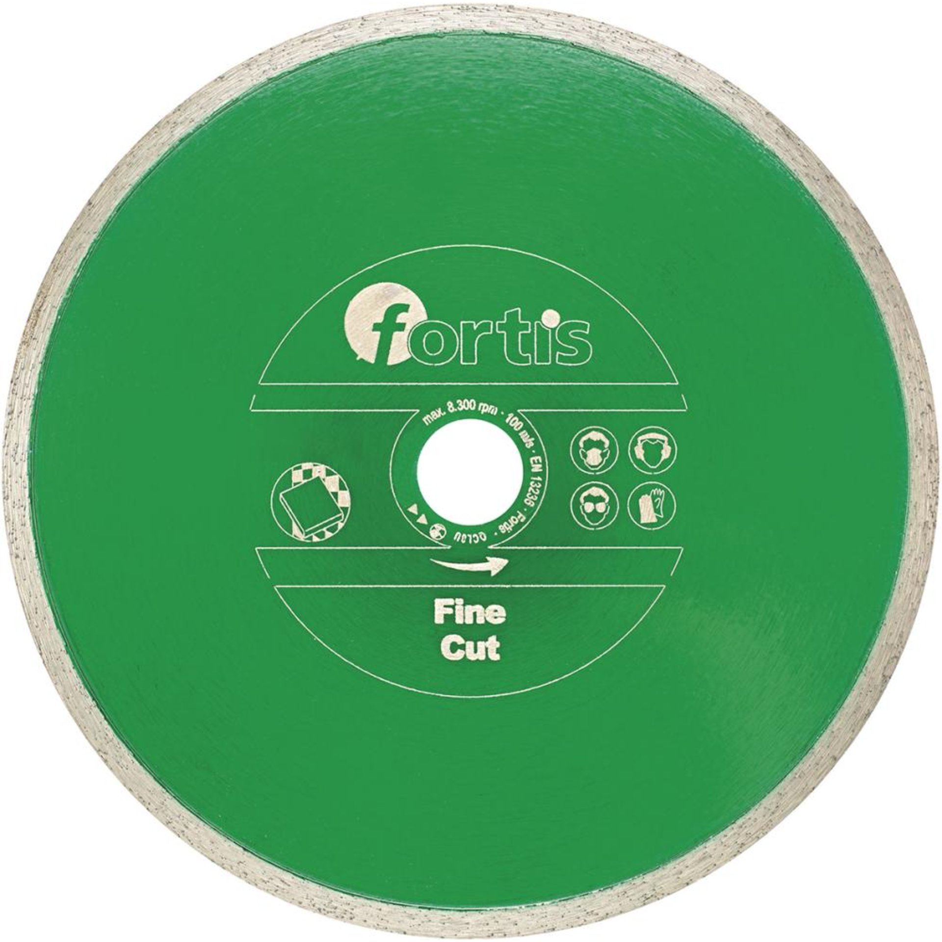 Diamant-Trennscheibe Fine Cut Ø 115 mm Segmenthöhe 8 mm Bohrung 22,2 mm FORTIS