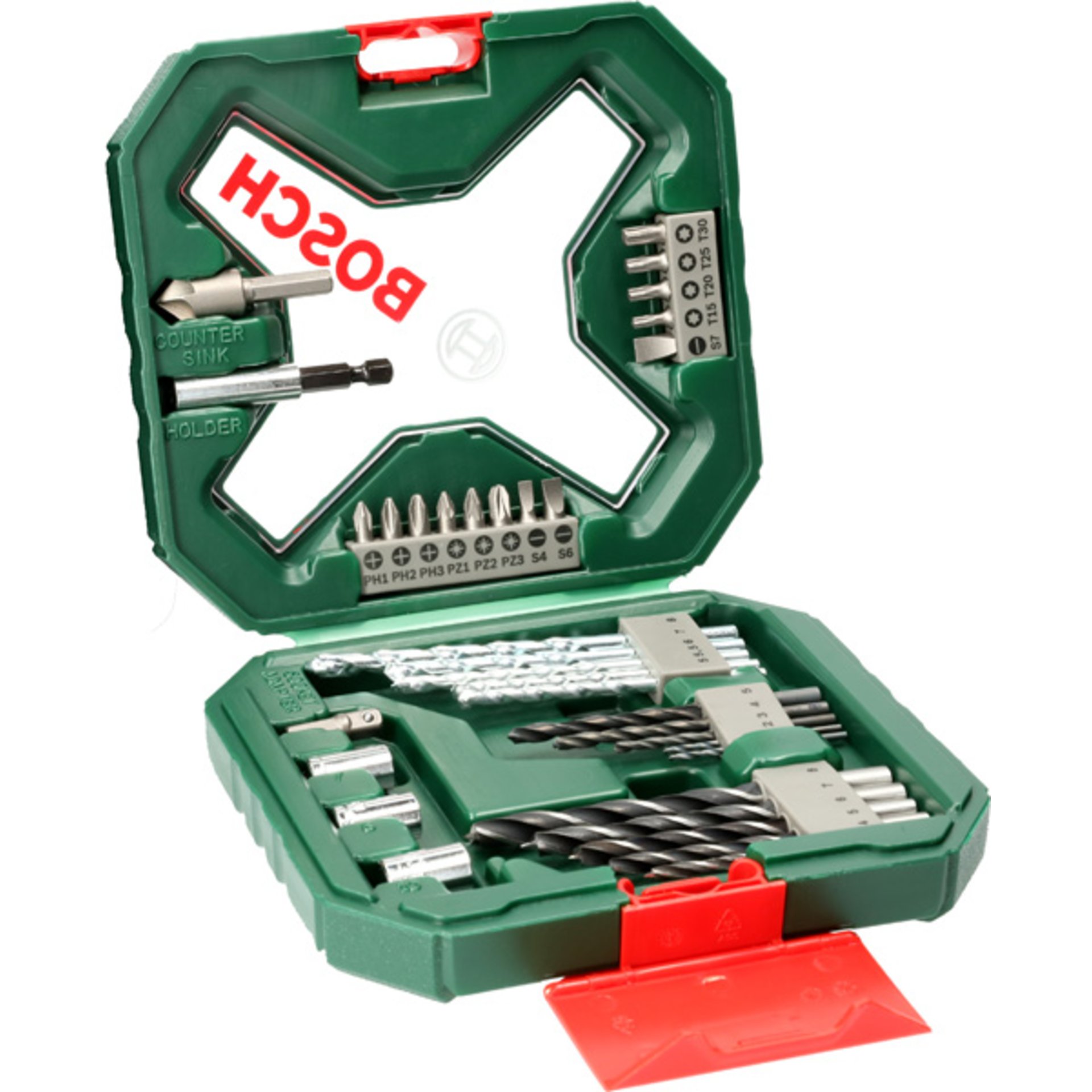 X-Line Classic Bohrer- und Schrauber-Set, 34-teilig