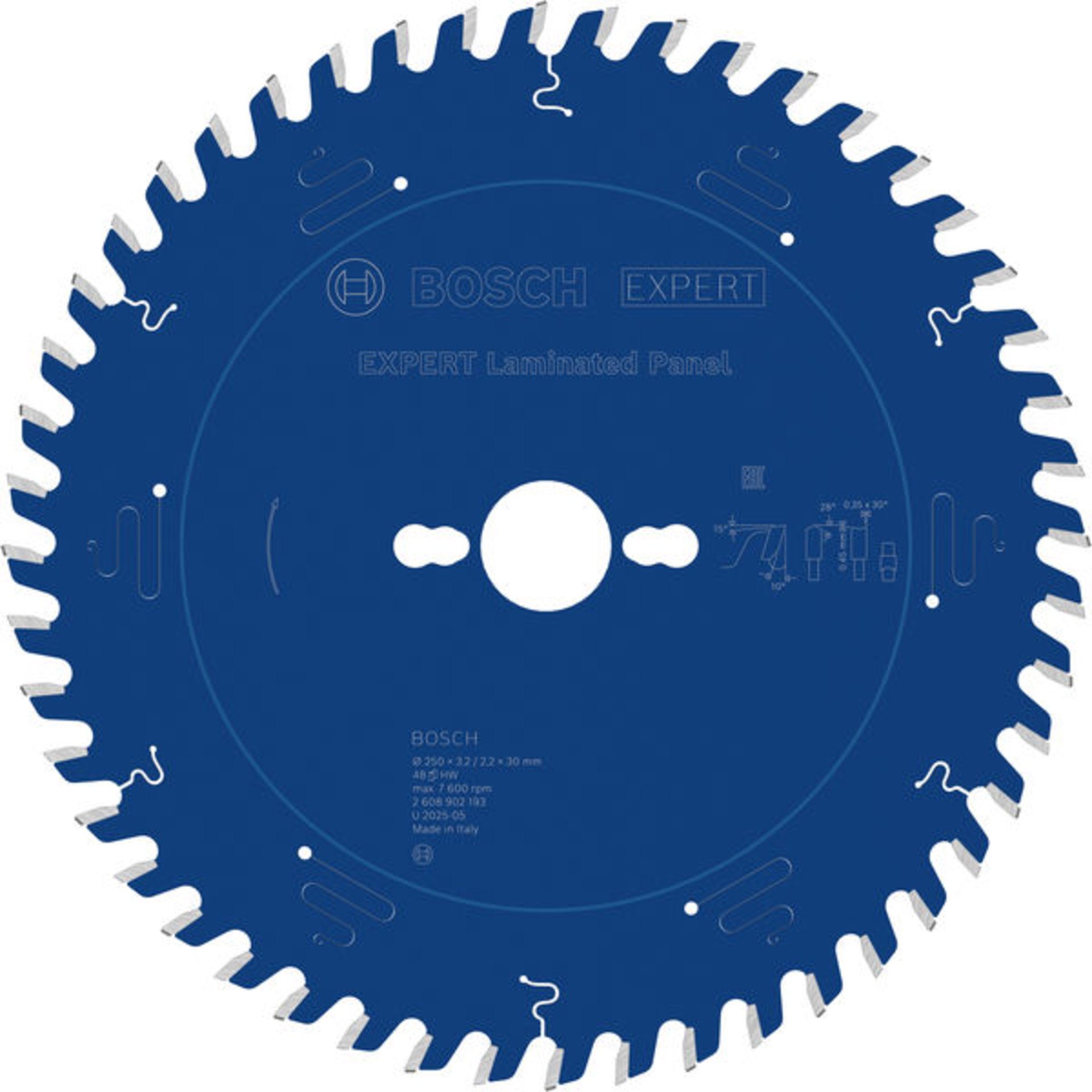 EXPERT Laminated Panel Kreissägeblatt, 250x30 mm, Z48