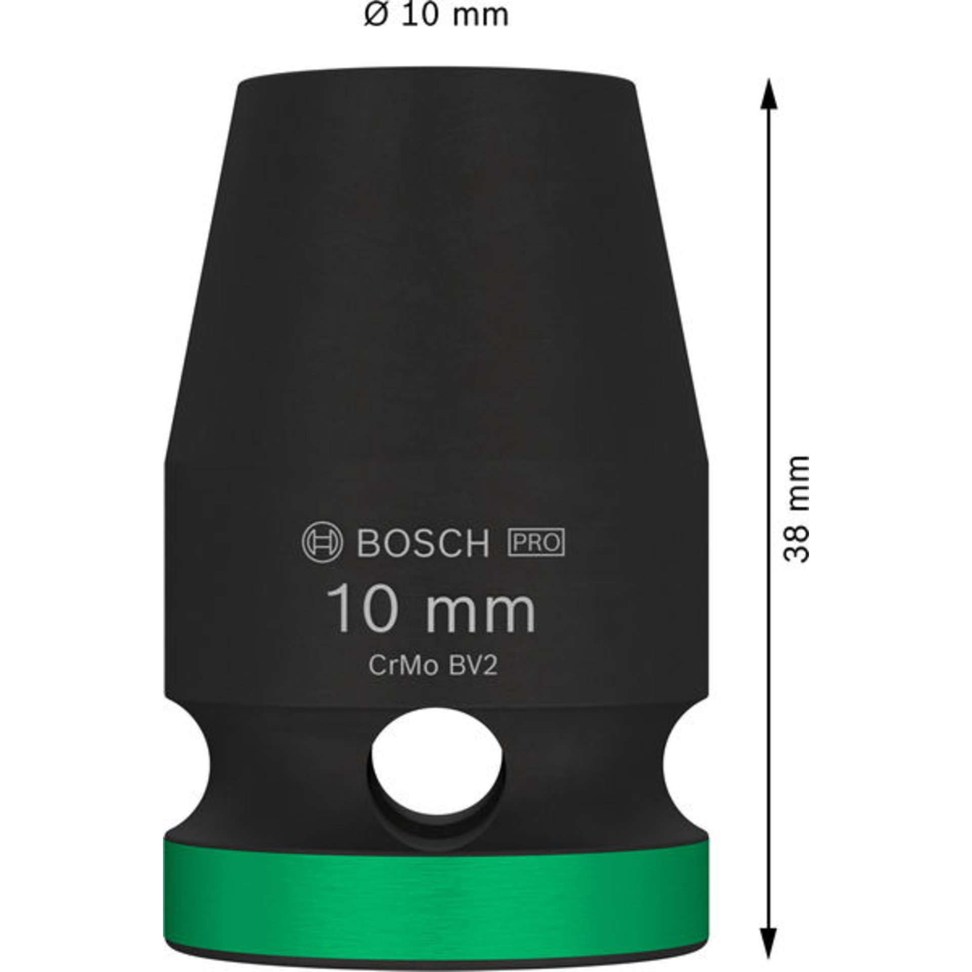 PRO Impact Steckschlüsselsatz, 1/2", 10 mm, Standard
