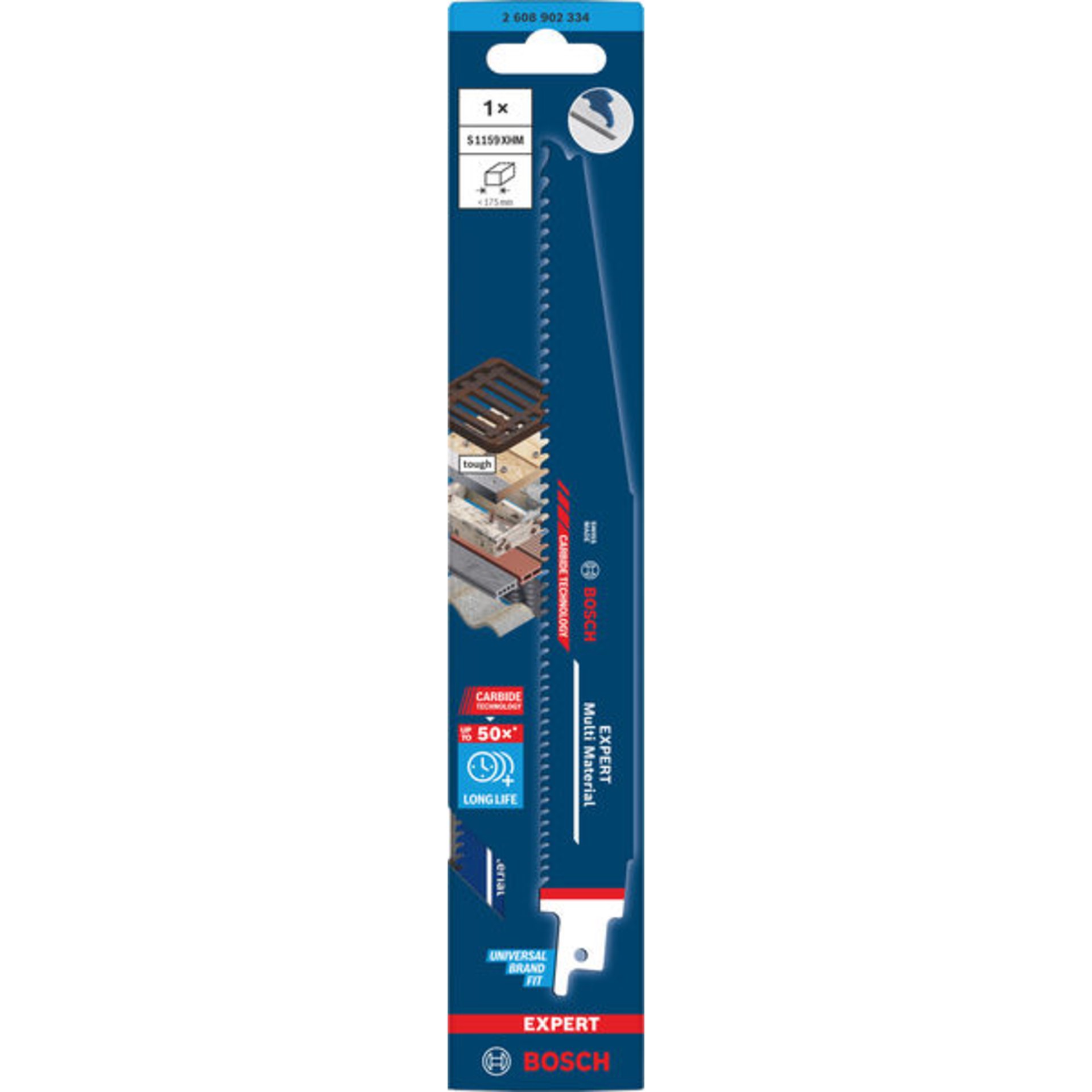 EXPERT Multi Material S1159XHM Säbelsägeblatt