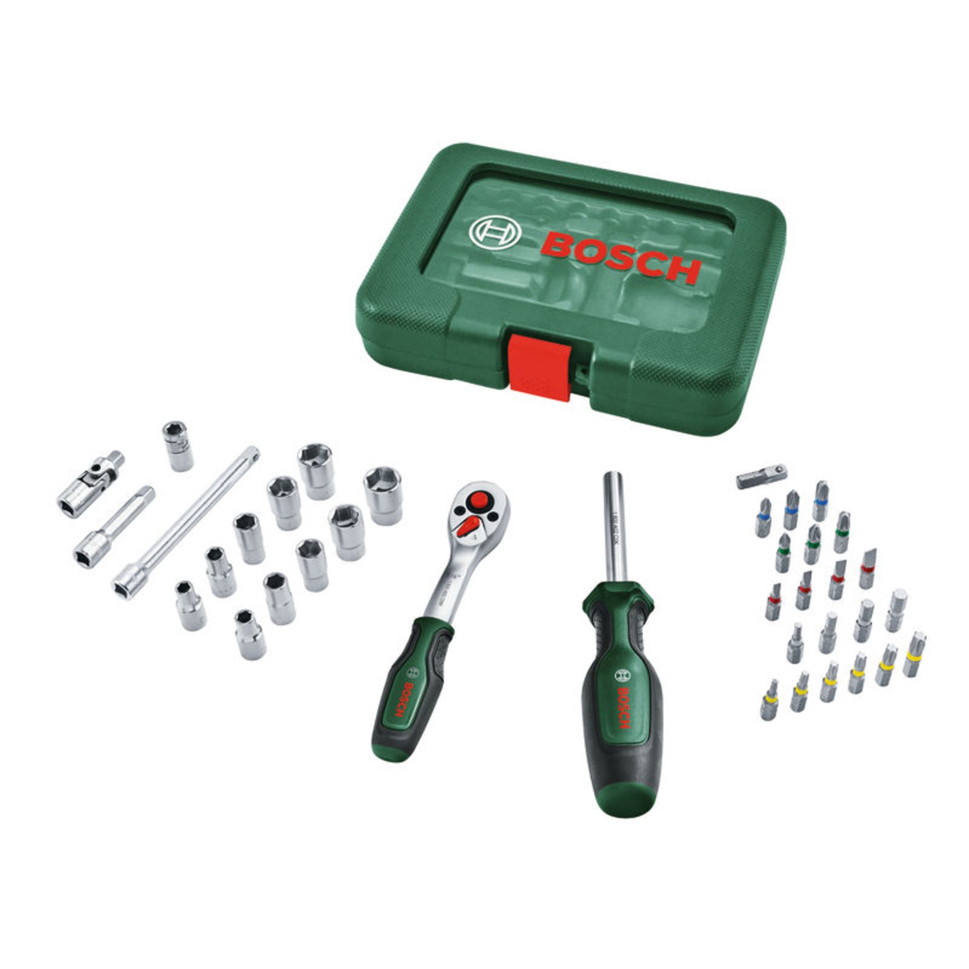 Handwerkzeuge 1/4"-Ratschen-Set 37-teilig