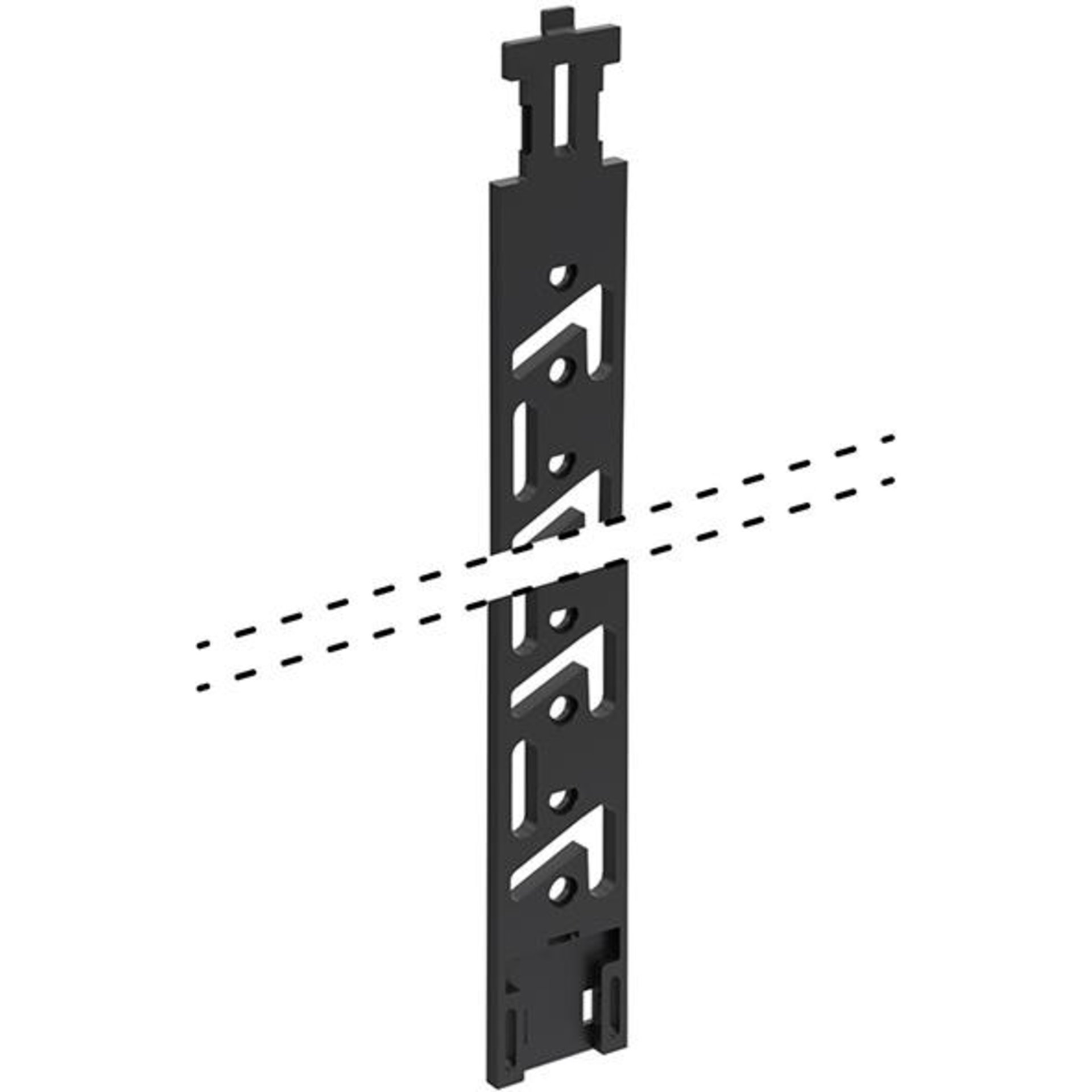 Verriegel.stange,75547,schw.,Kunststoff Hettich