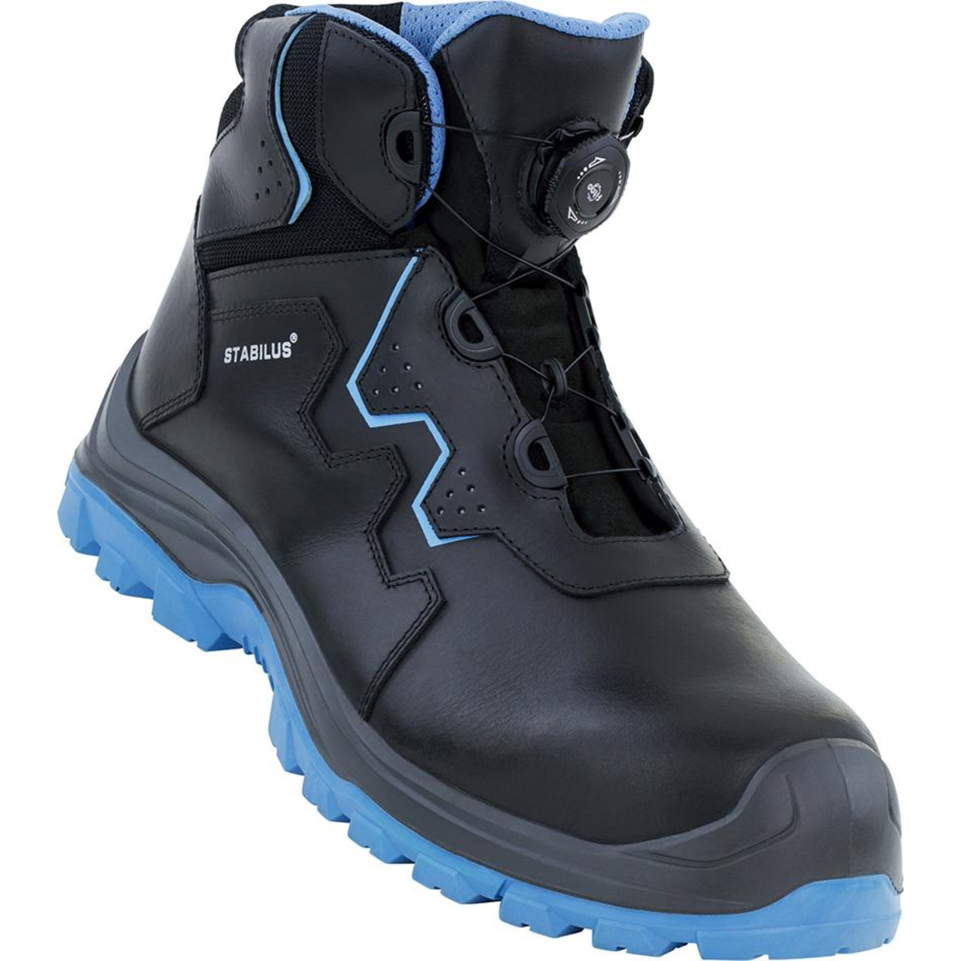 Schnürstiefel ALEX MID BLUE TWIST, S3s, Gr.37