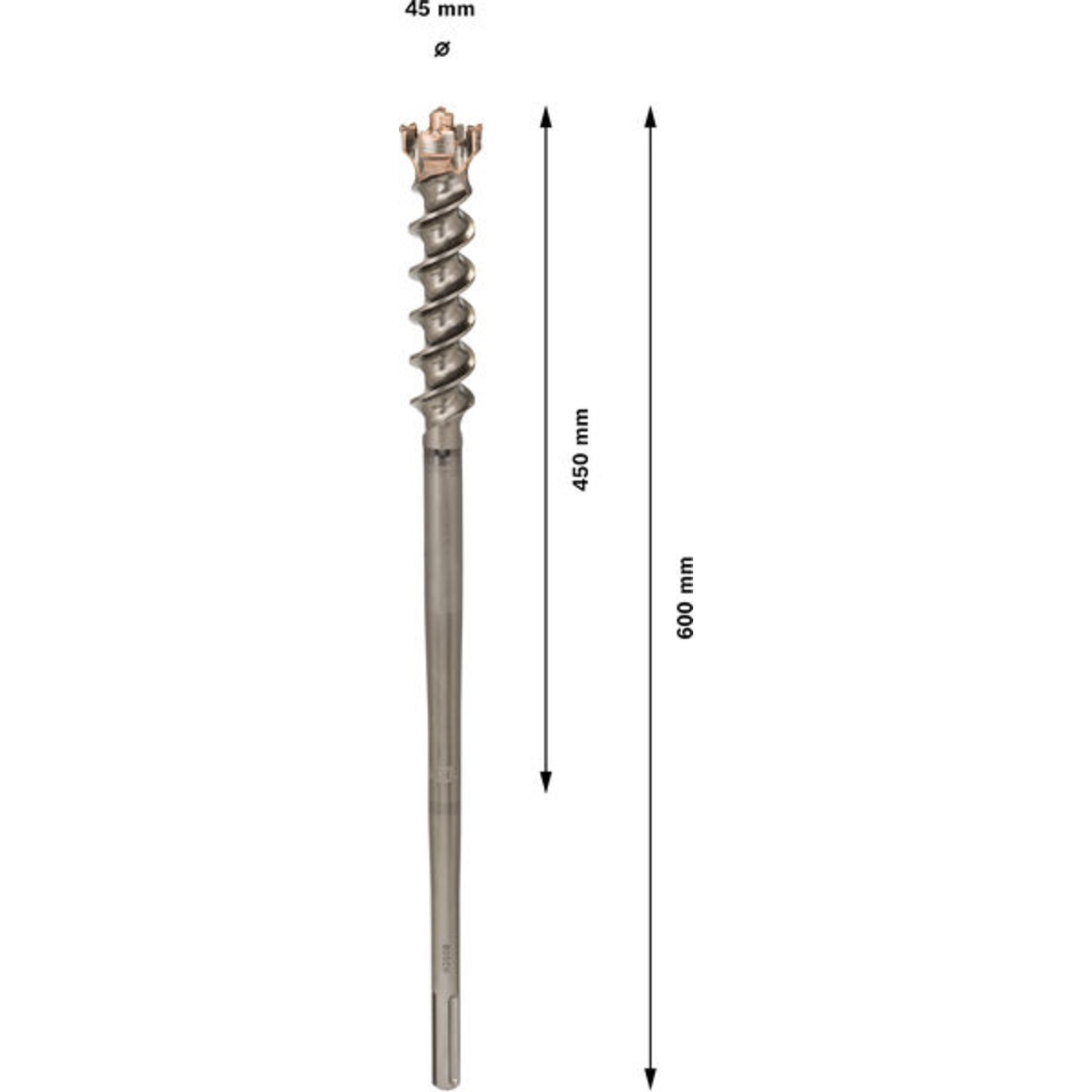 PRO SDS max-9 Break Through Bohrer, 45 x 450 x 600 mm