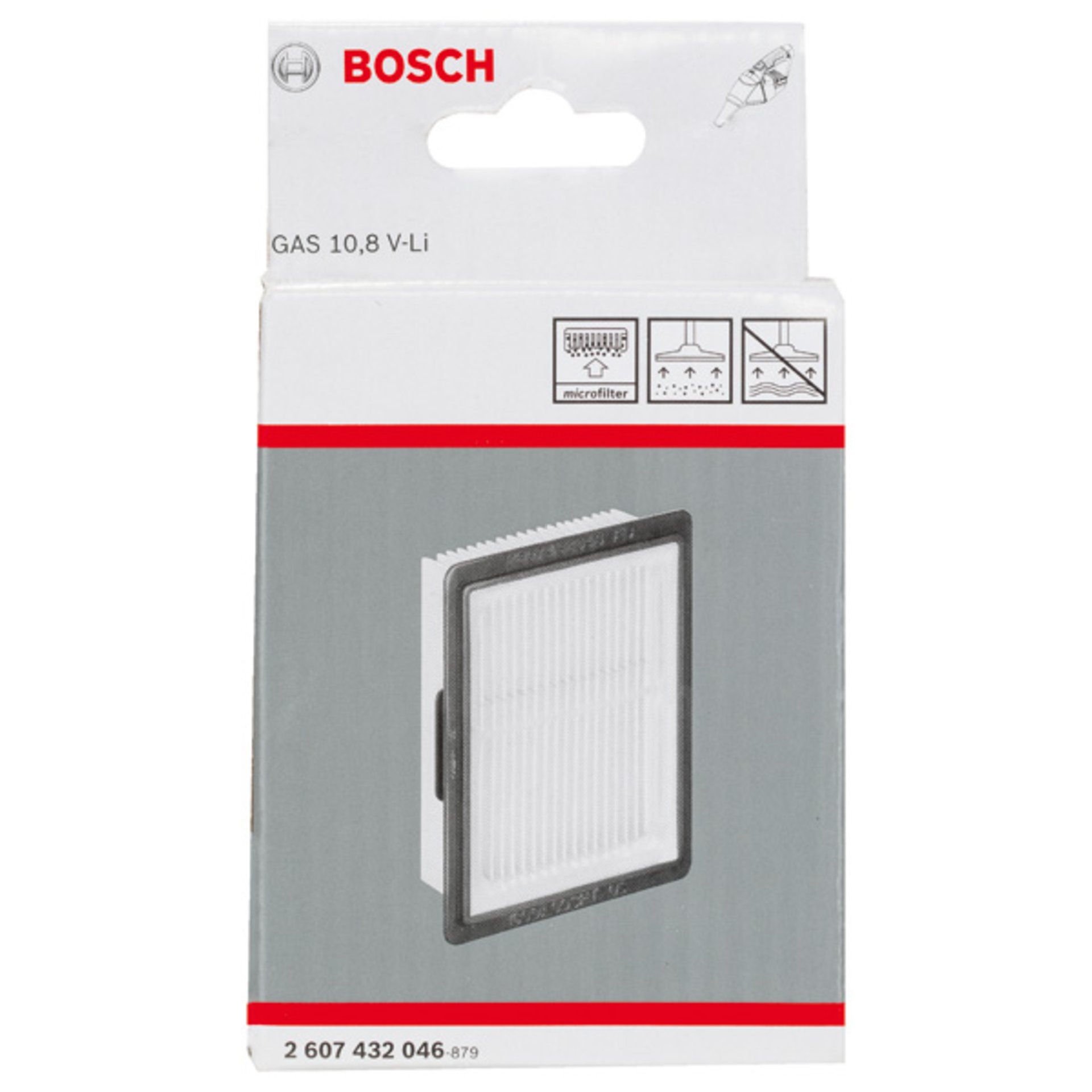 Faltenfilter für GAS 10.8 V-LI / GAS 12V