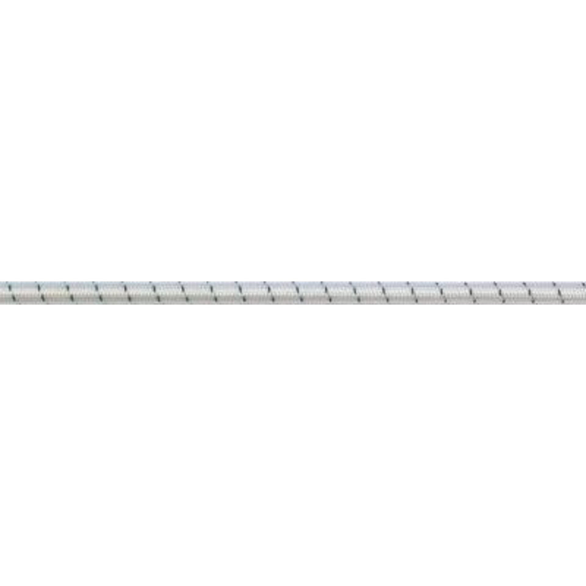 Gummi-Kordel weiss/schw. 5,0mm Ro.150m (250x110) PÖSAMO