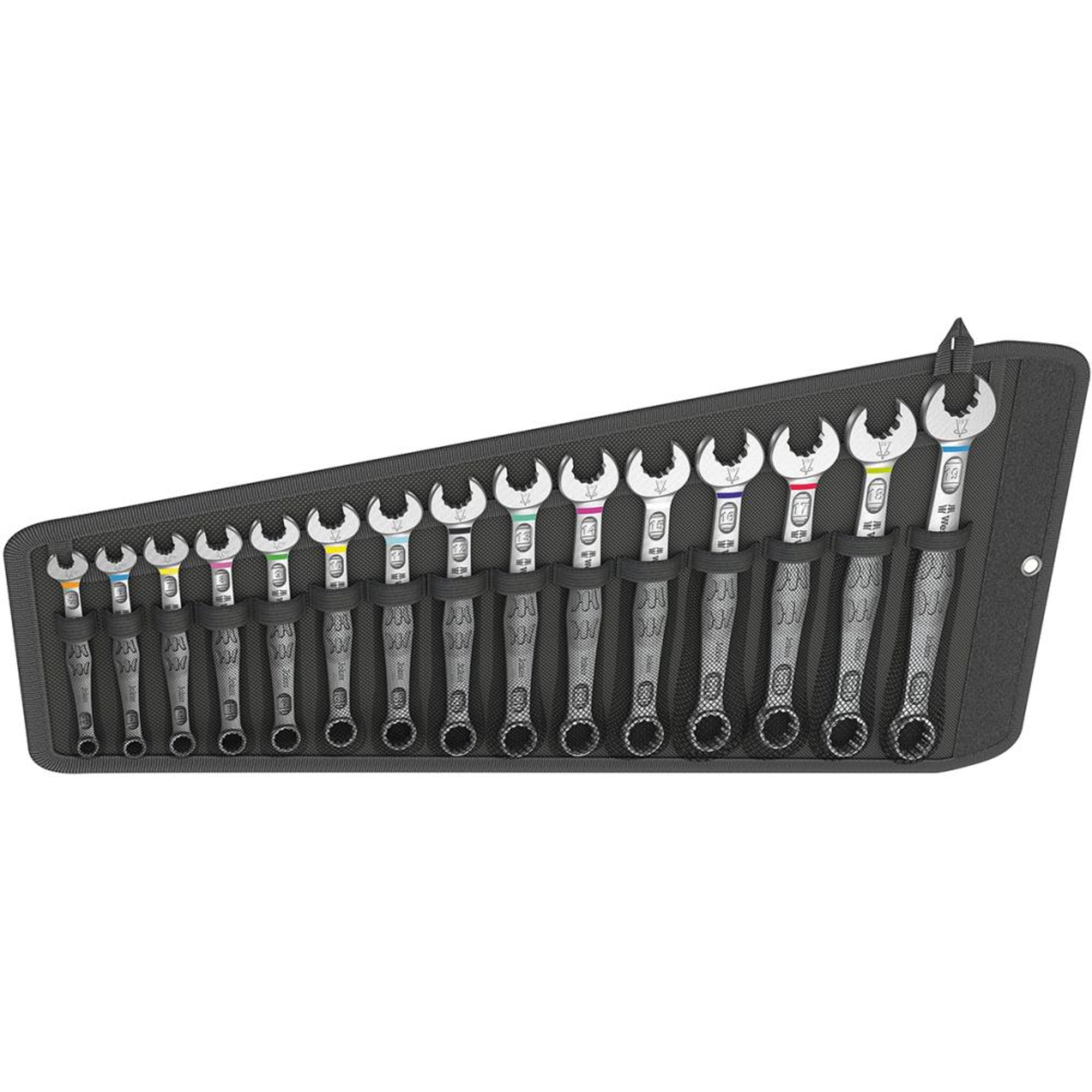 Ringmaulschlüssel-Satz Joker 5,5-19mm 15-teilig in Falttasche Wera