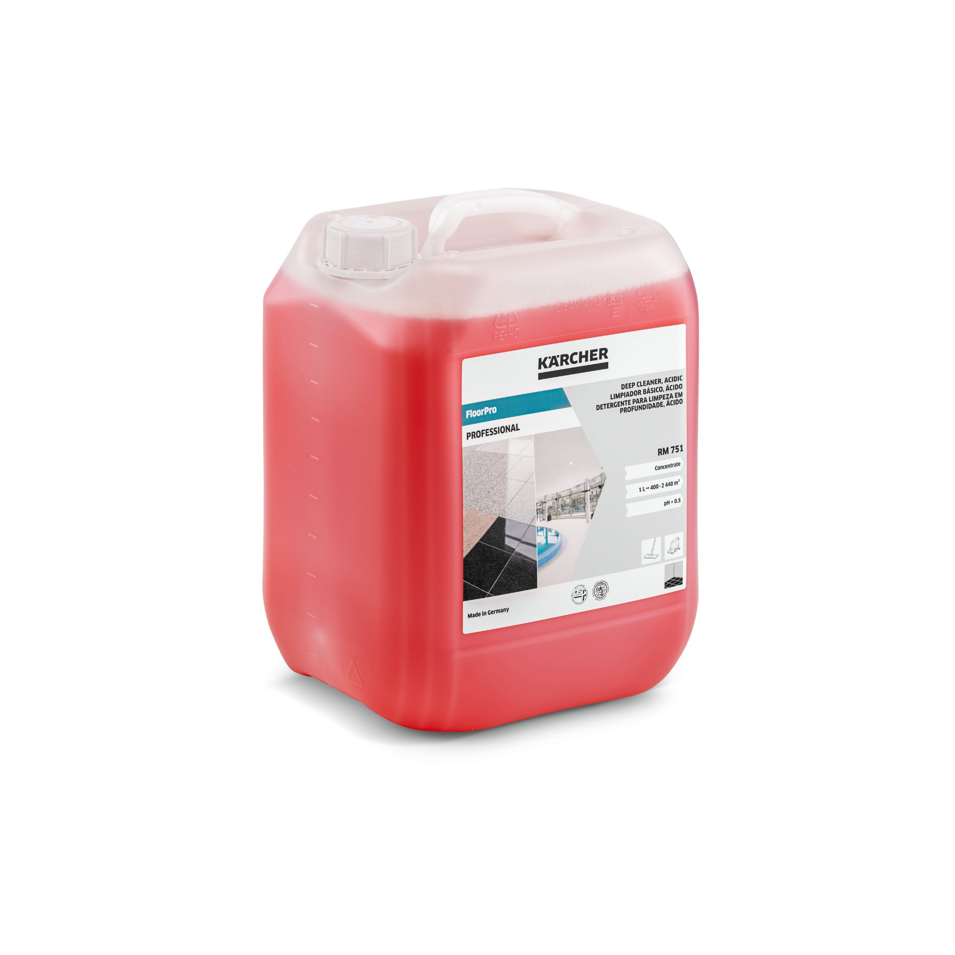 Kärcher Bodengrundreiniger, sauer RM 751  10 l