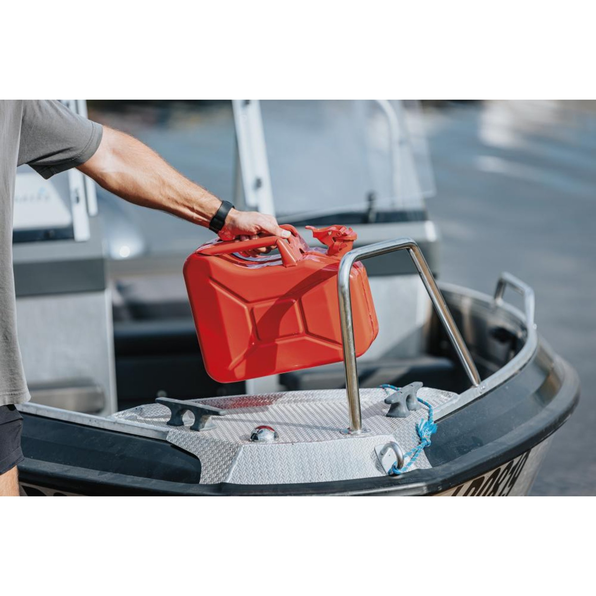 Kraftstoffkanister Stahlblech Nenninhalt 10lFeuerrot RAL 3000 VALPRO