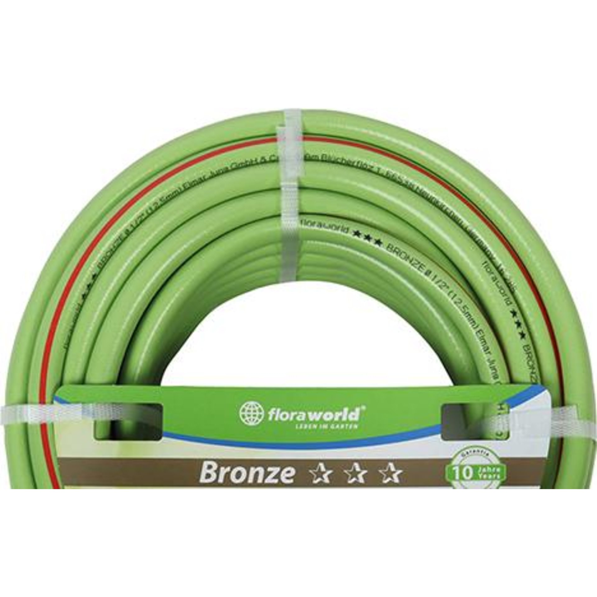 Gartenwasserschlauch 12,5 mm 1/2Z 20 m Bronze Floraworld