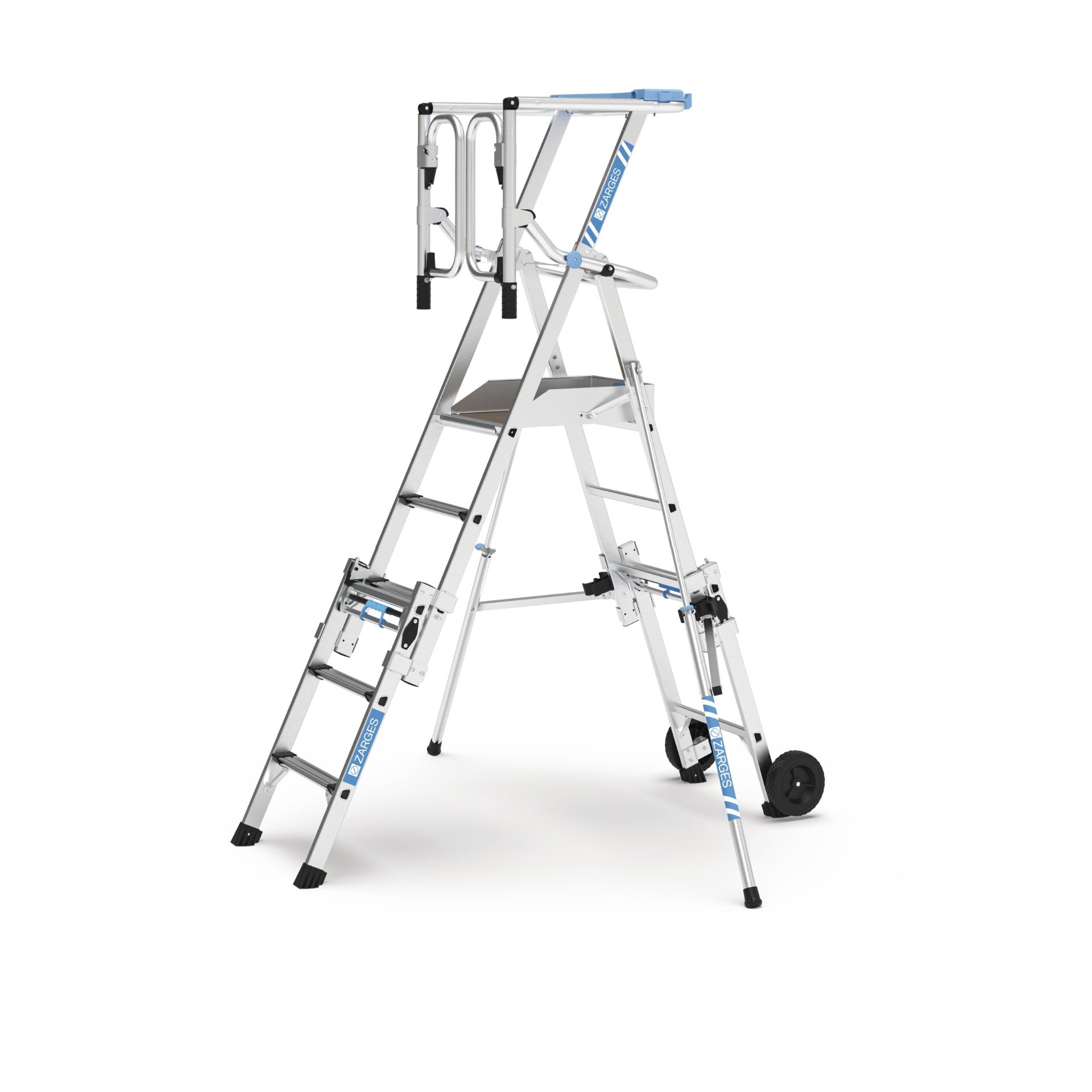 ZAP Masterflex Plus S - Teleskop-Plattformleiter 5 Stufen