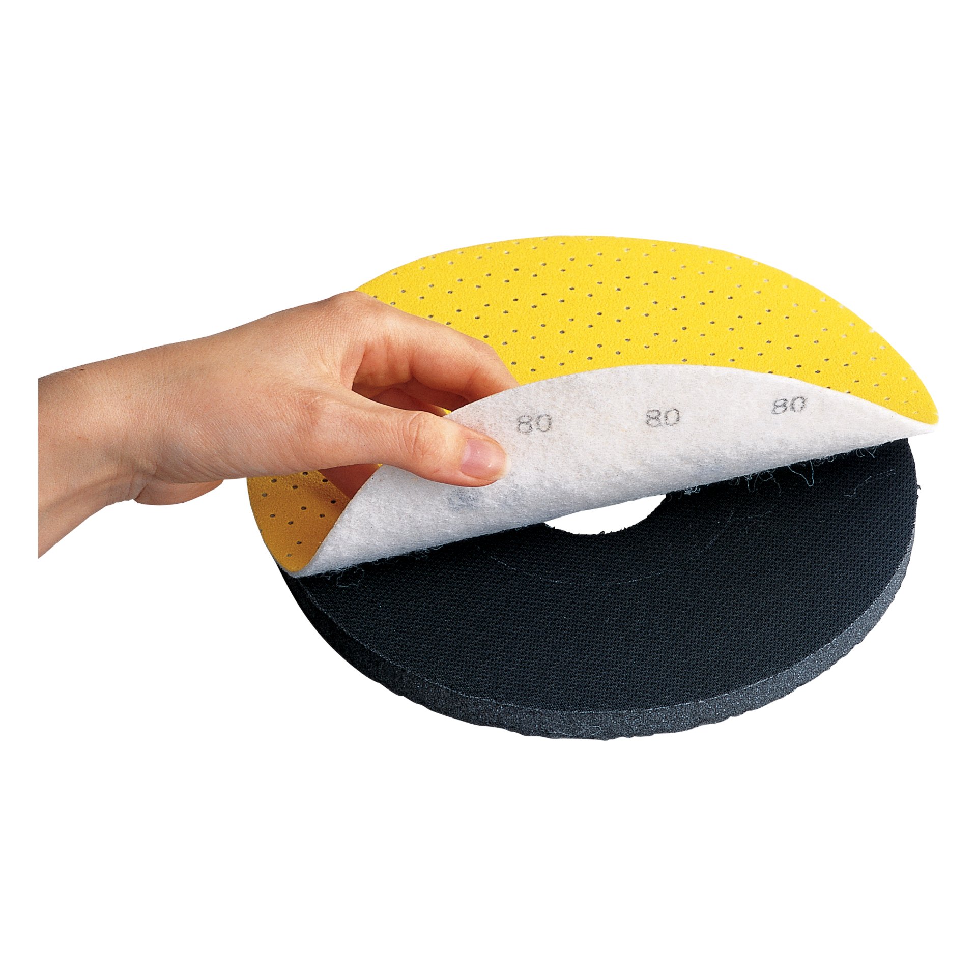 Gepolsterter Adapter für Klett-Papier KAD D225/16 H