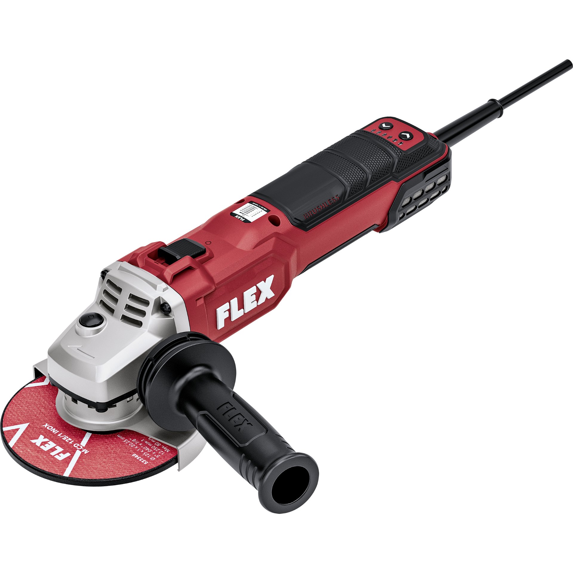 2000 Watt Winkelschleifer mit variabler Drehzahl und Bremse, 125 mm