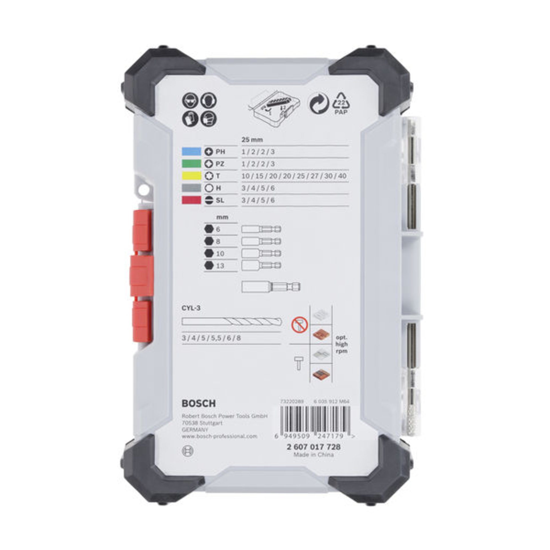 Extra Hard Schrauberbit- und CYL-3 Bohrer-Set, 35-tlg.