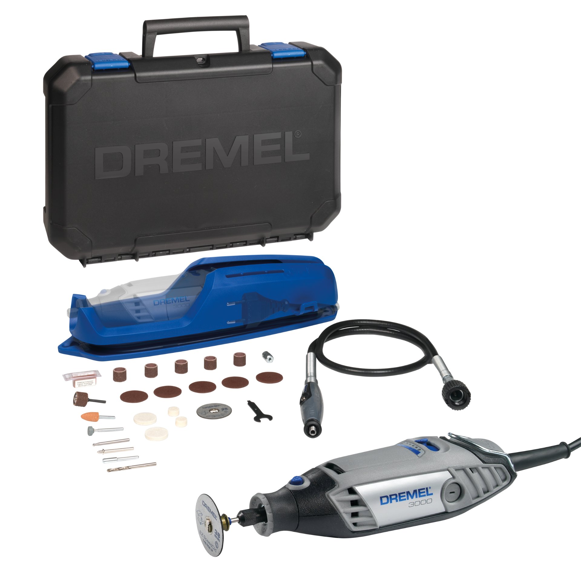 DREMEL® 3000-1/25 EZ Multifunktionswerkz. mit 1 Vorsatzgerät, 25 Zubehöre