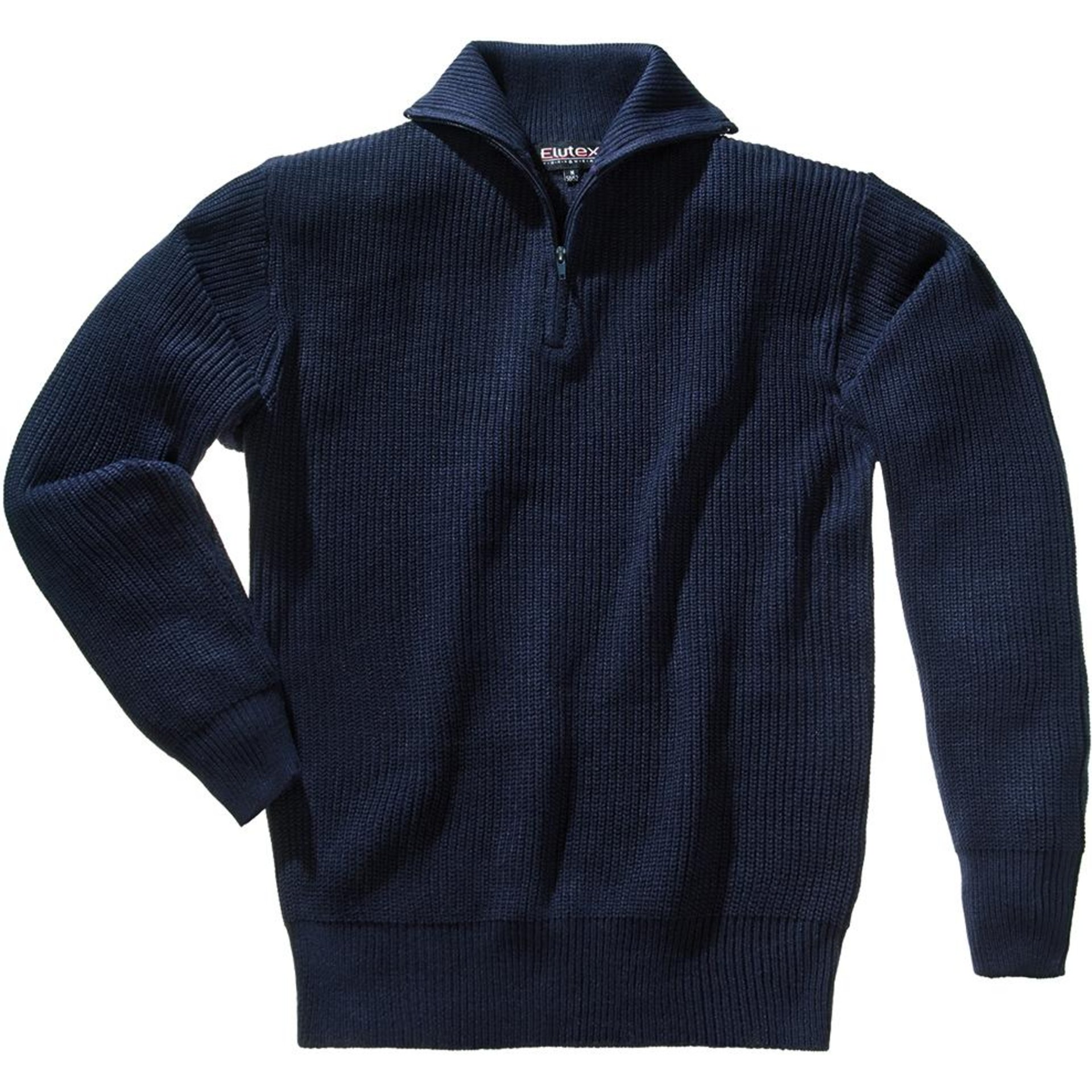 Troyer-Pullover, mit RV, Gr. M, marine