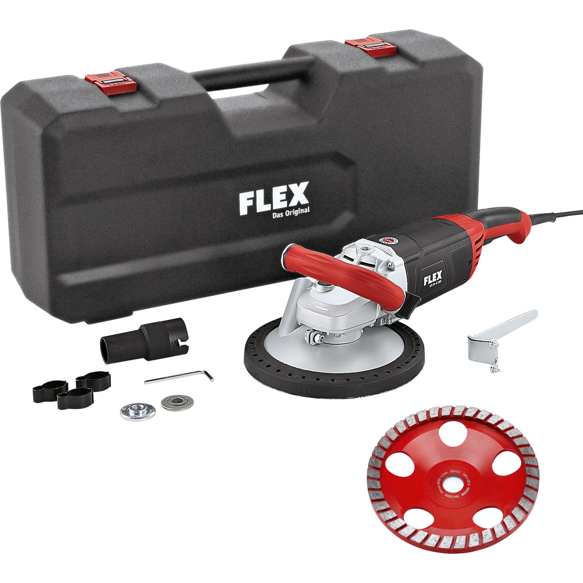 Sanierungsschleifer für Flächen, 180 mm LD 24-6 180, Kit Turbo-Jet