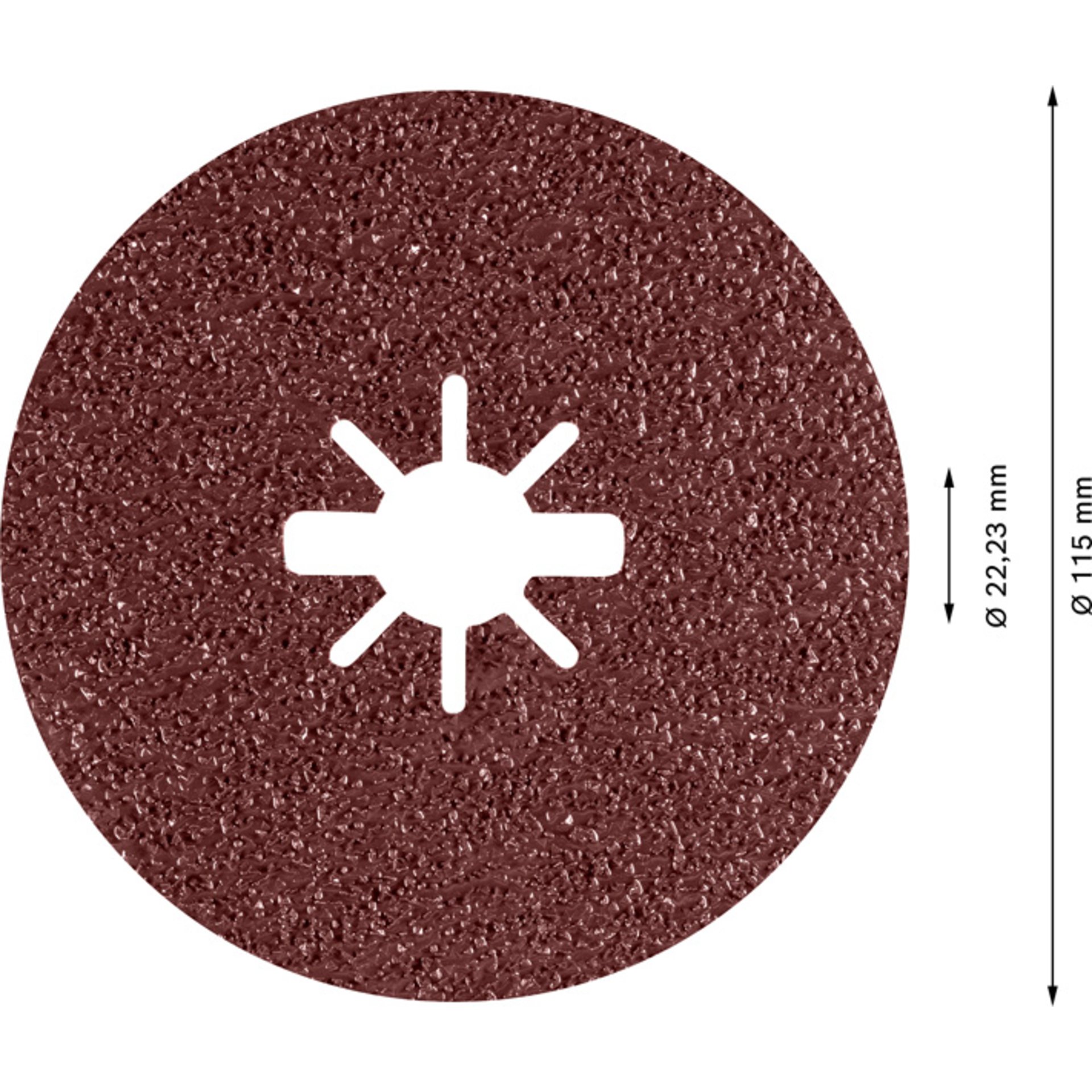 EXPERT R781 Fiberscheibe X-LOCK, 115mm, K36, 25-tlg.
