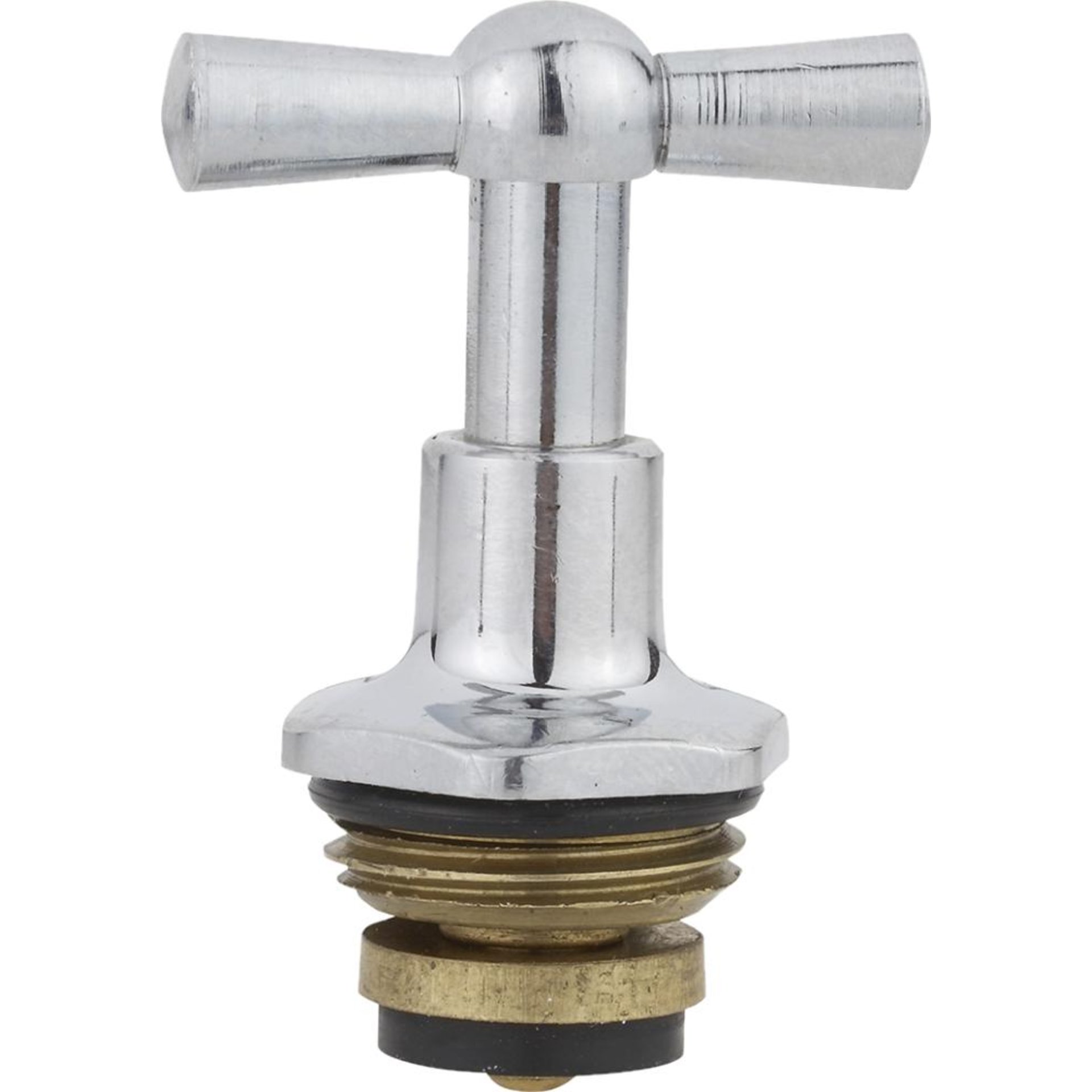 Knebel-Oberteil Chrom, 1/2"