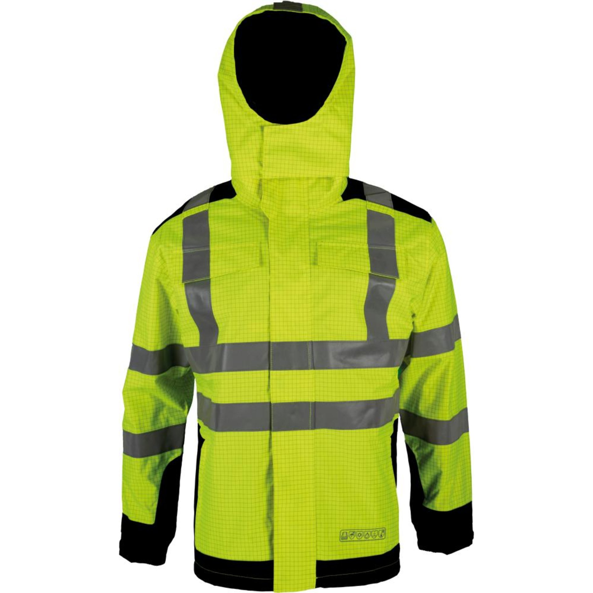 Multinorm-Parka 3850G gelb/blau, Reflex, Gr.2XLGr.2XL