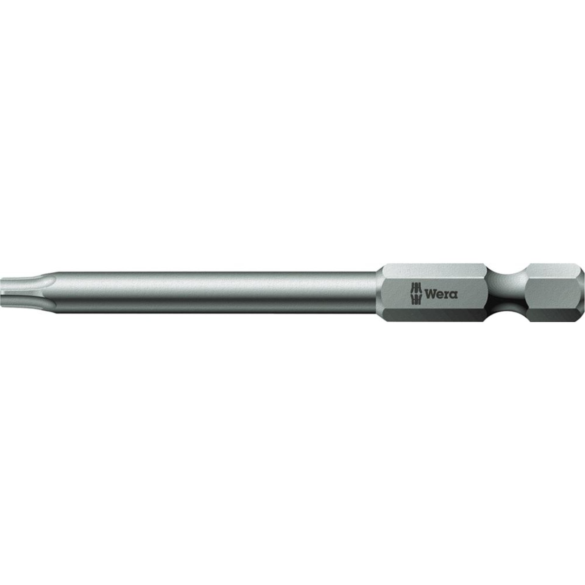 Bit zähhart 1/4" DIN 3126 E6,3 T10x152mm Wera
