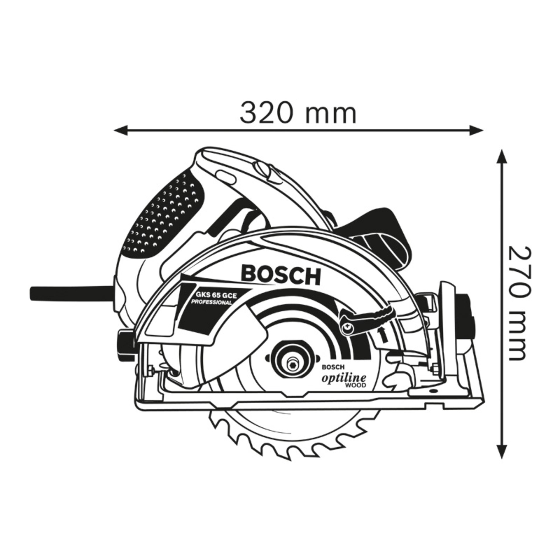 Handkreissäge GKS 65 GCE