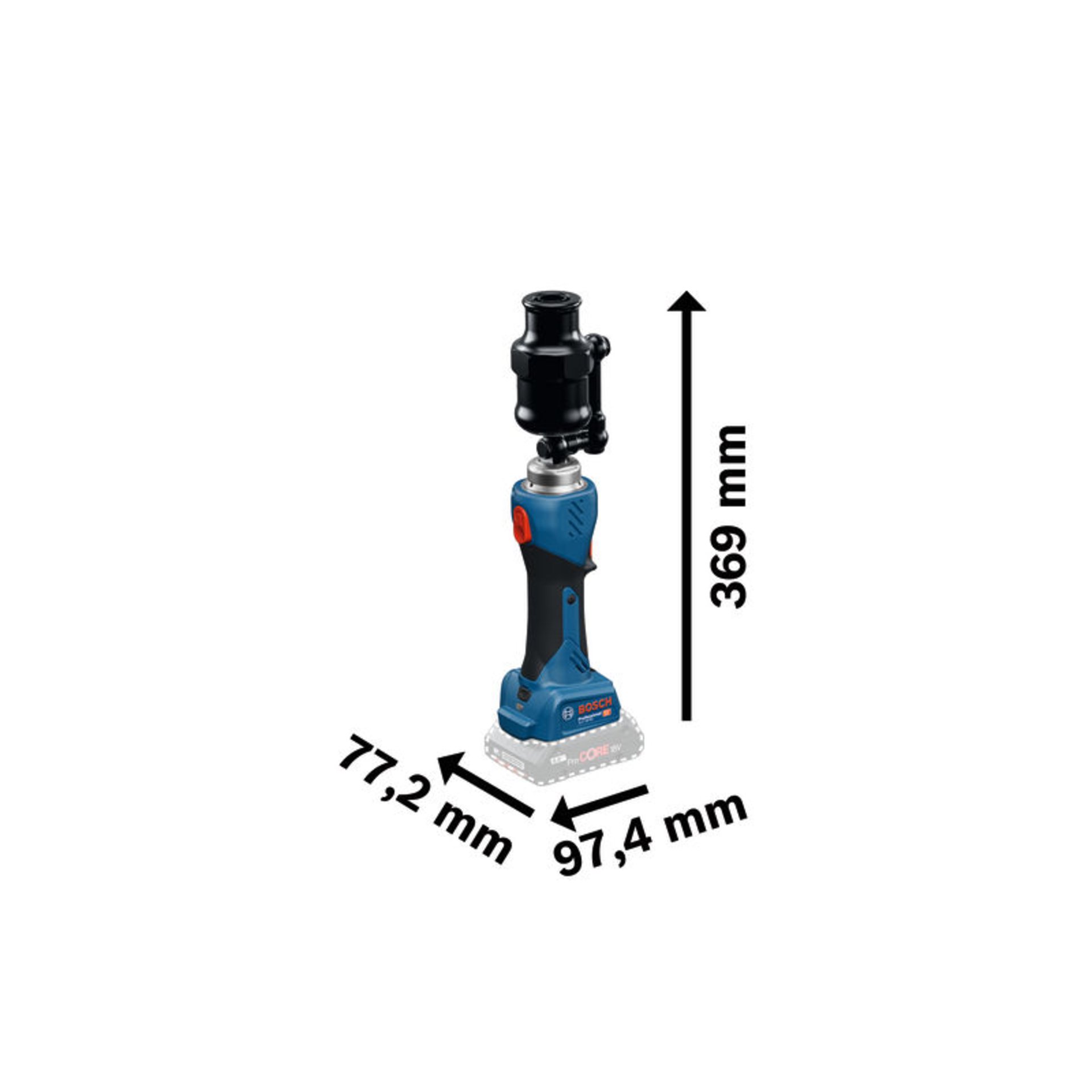 Akku-Hydraulisches Stanzwerkzeug GLH 18V-60 in XL-BOXX