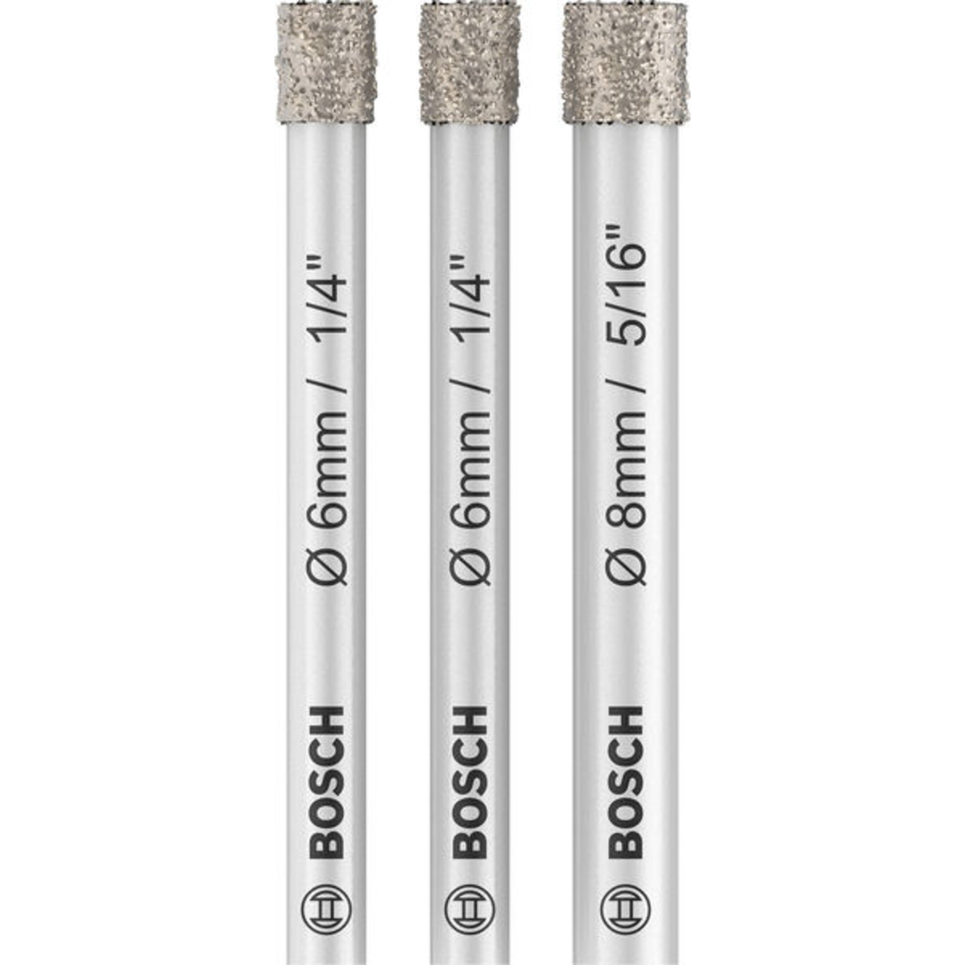 PRO Ceramic dry Bohrer-Set, 6 x 66, 6 x 66, 8 x 66 mm, 3-tlg.