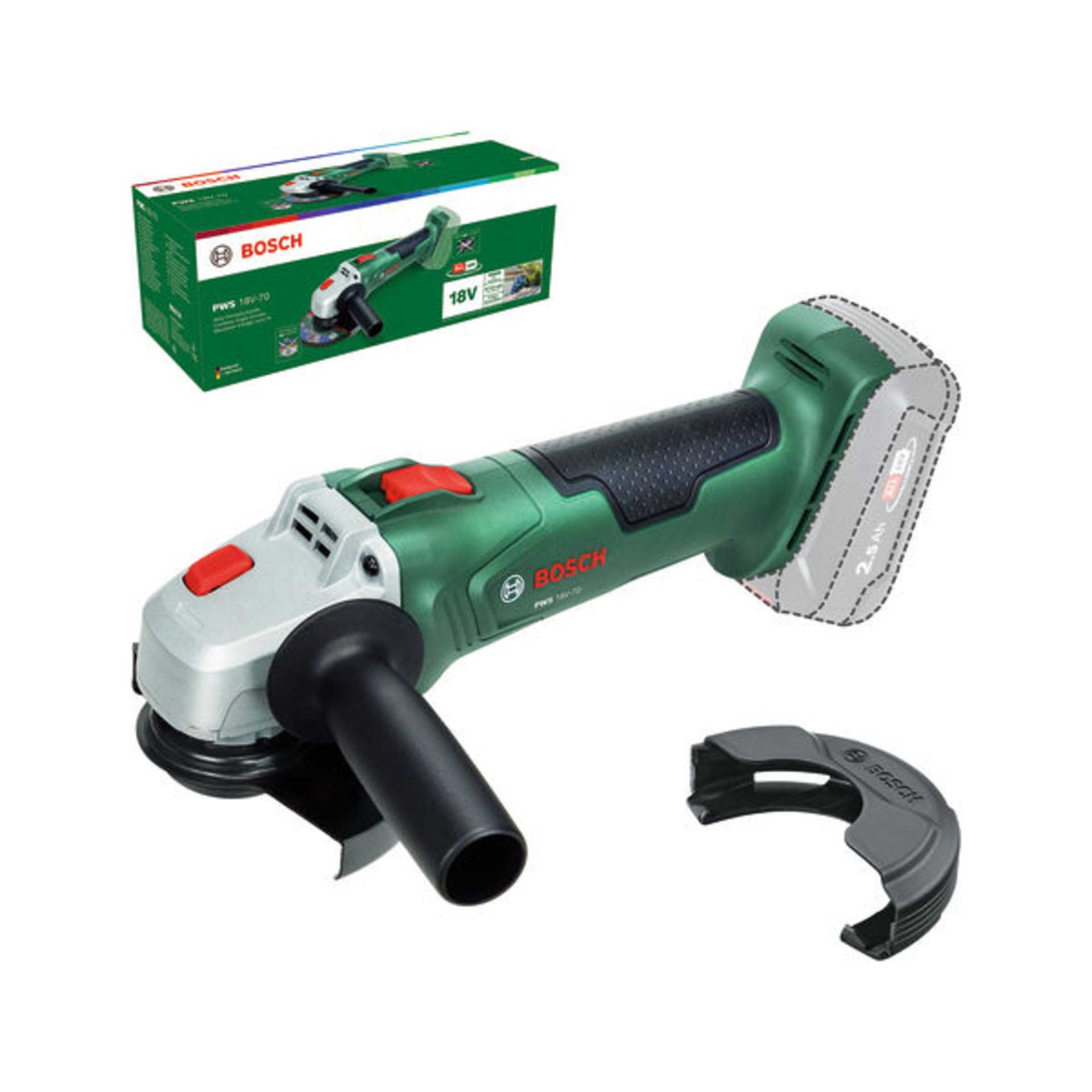 Akku-Winkelschleifer PWS 18V-70