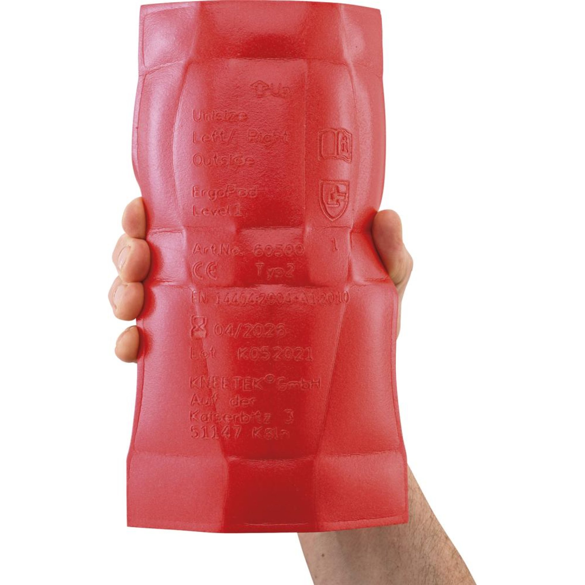 Kniepolster ErgoPad rot 1 Paar FORTIS