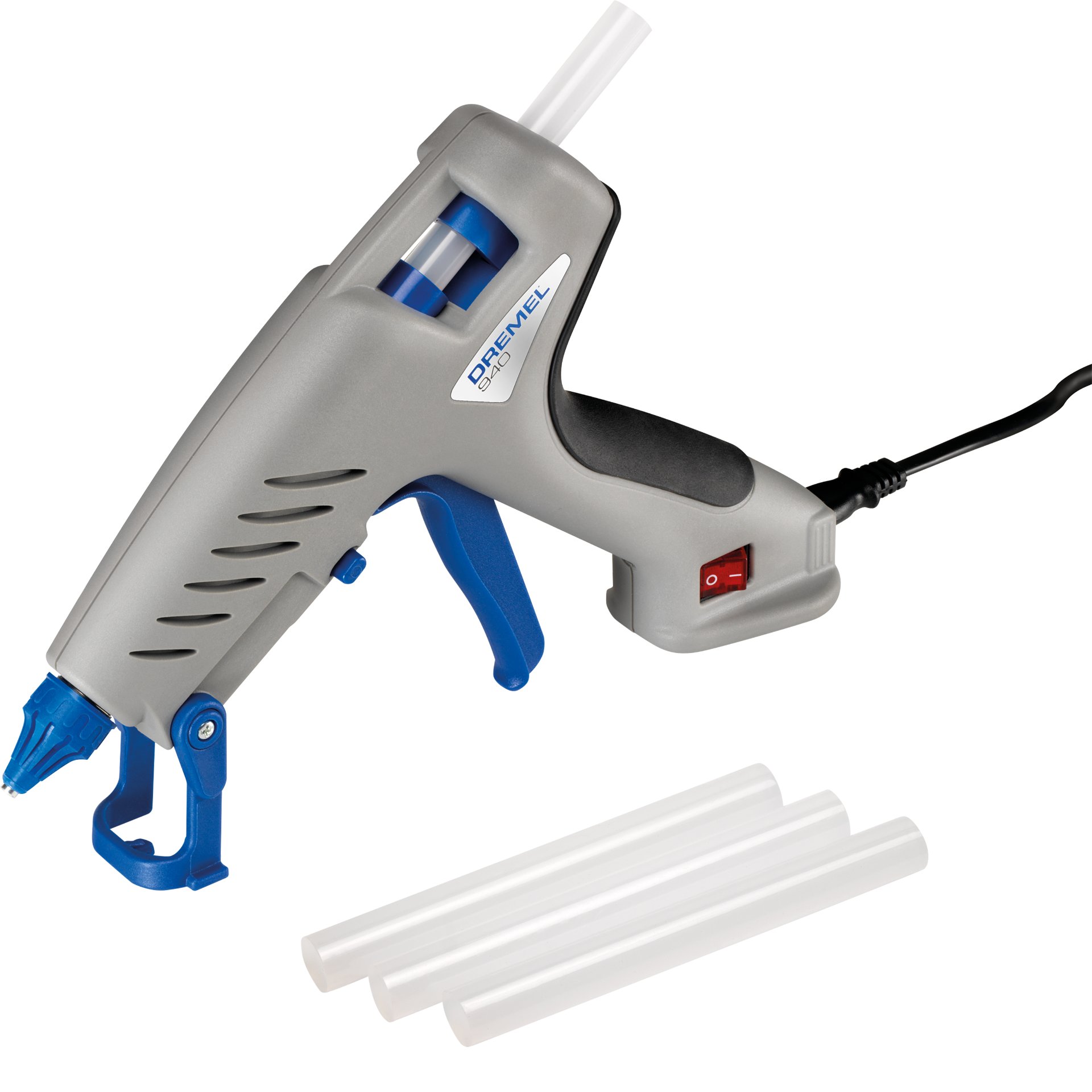DREMEL® Heißklebepistole 940-3 Kompaktwerkzeug (195 °C) mit 3 Zubehöre