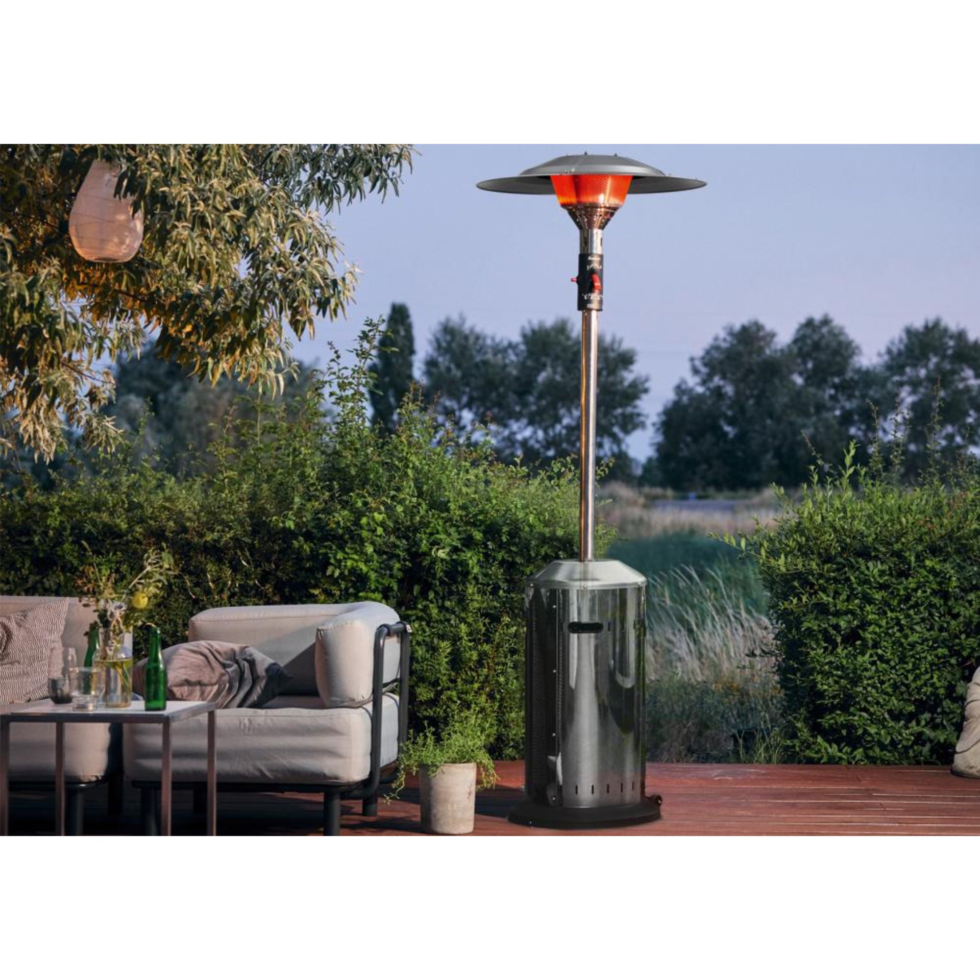 Terrassenheizer Elegance Eco Green 2.0 zylindrischer 6kW Brenner