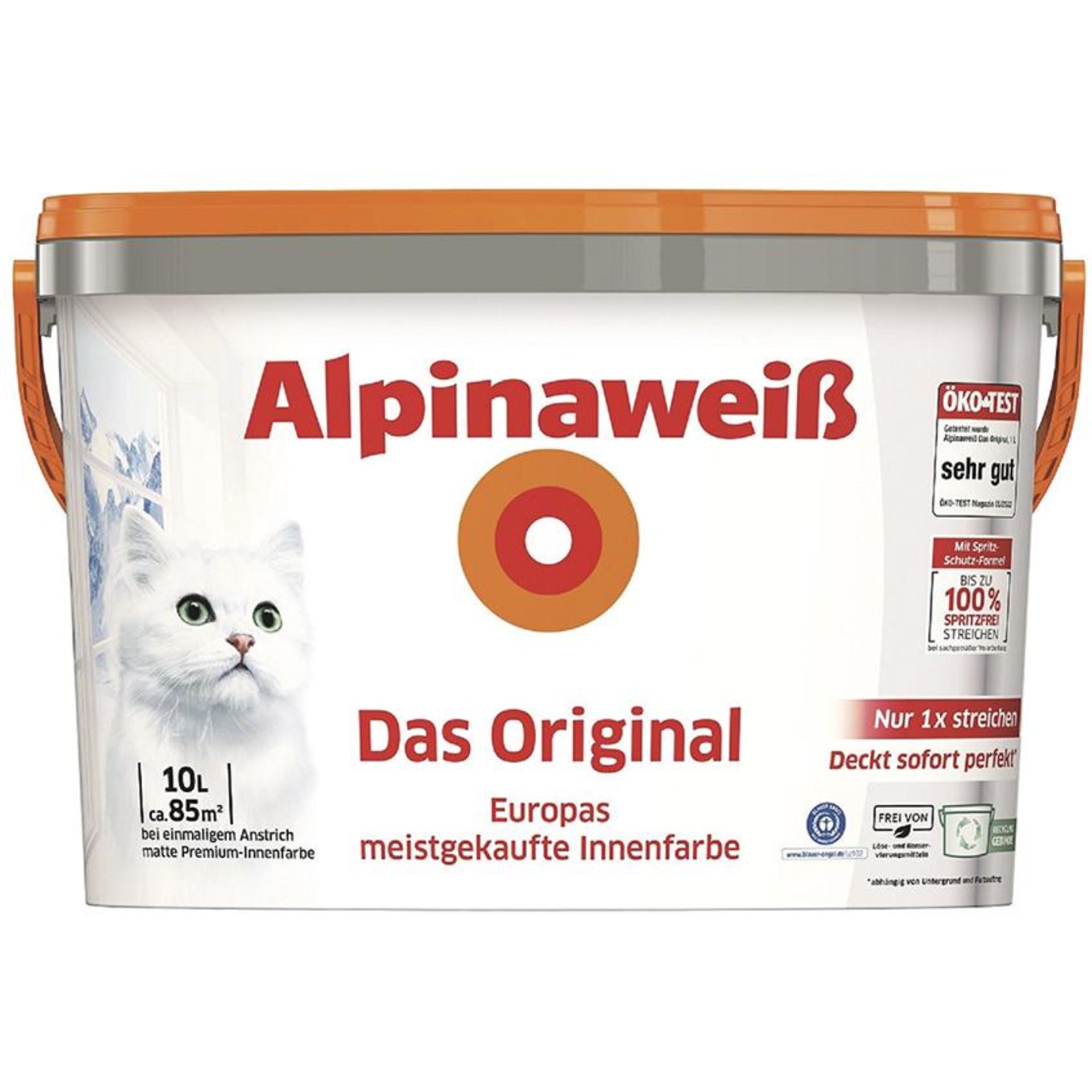 Dispersionsfarbe Alpinaweiß Das Original