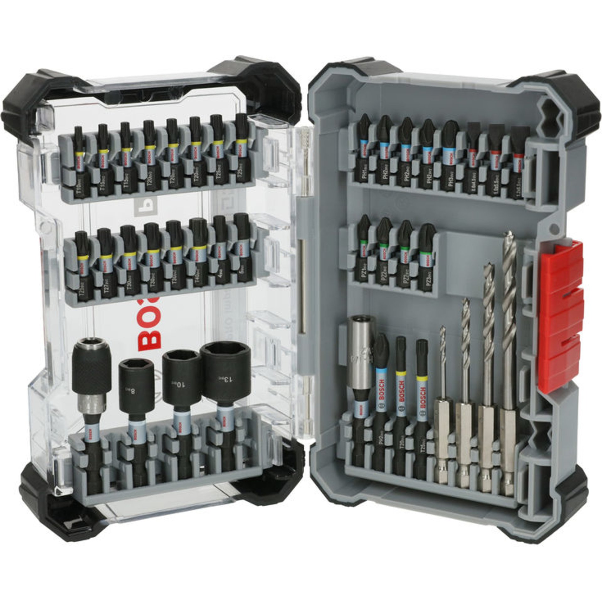 PRO Impact Schrauberbits und Holzbohrer Set, 40-tlg.
