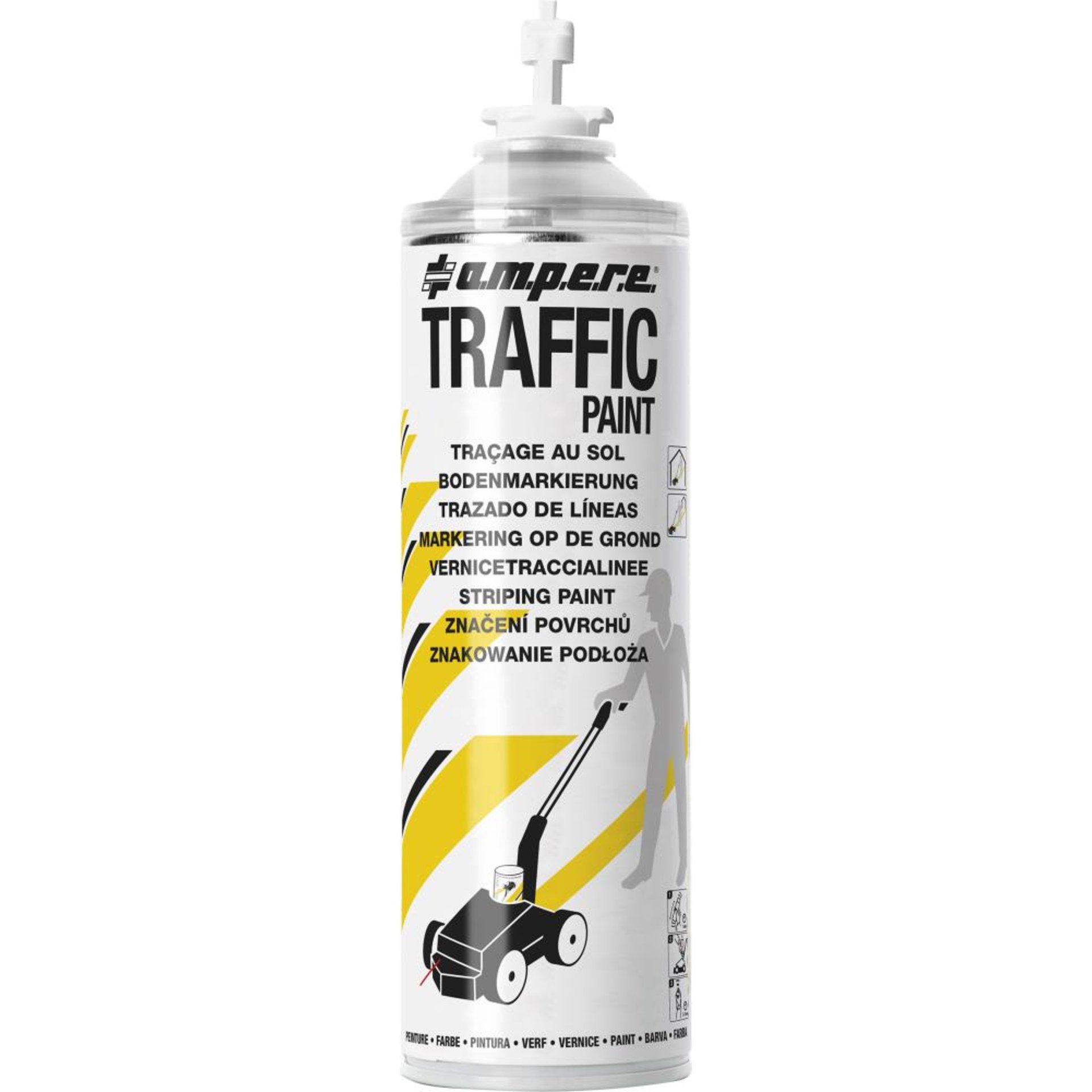 Bodenmarkierspray Traffic Paint 500ml weiß AMPERE TRAFFIC PAINT