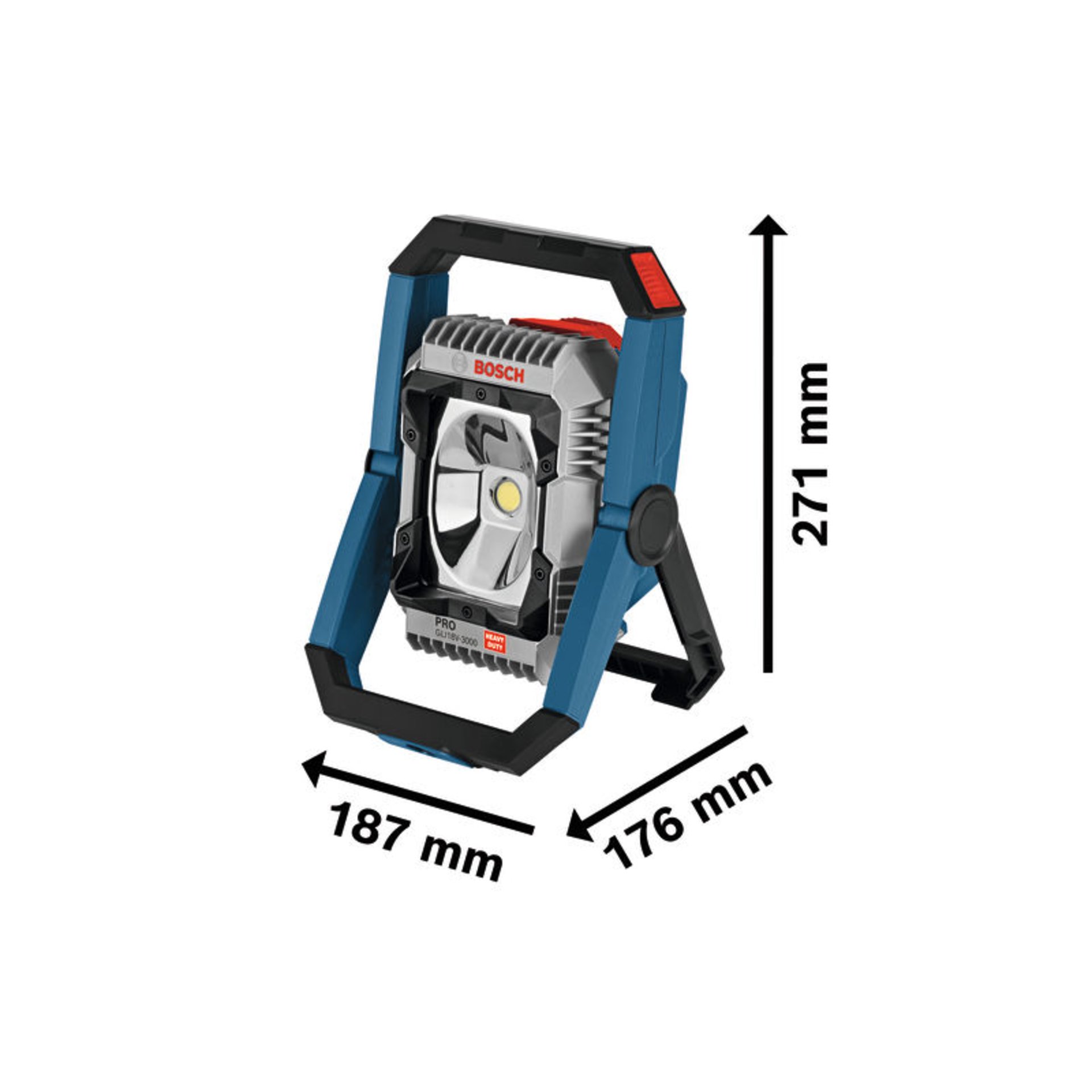 Akku-Bauleuchte GLI18V-3000