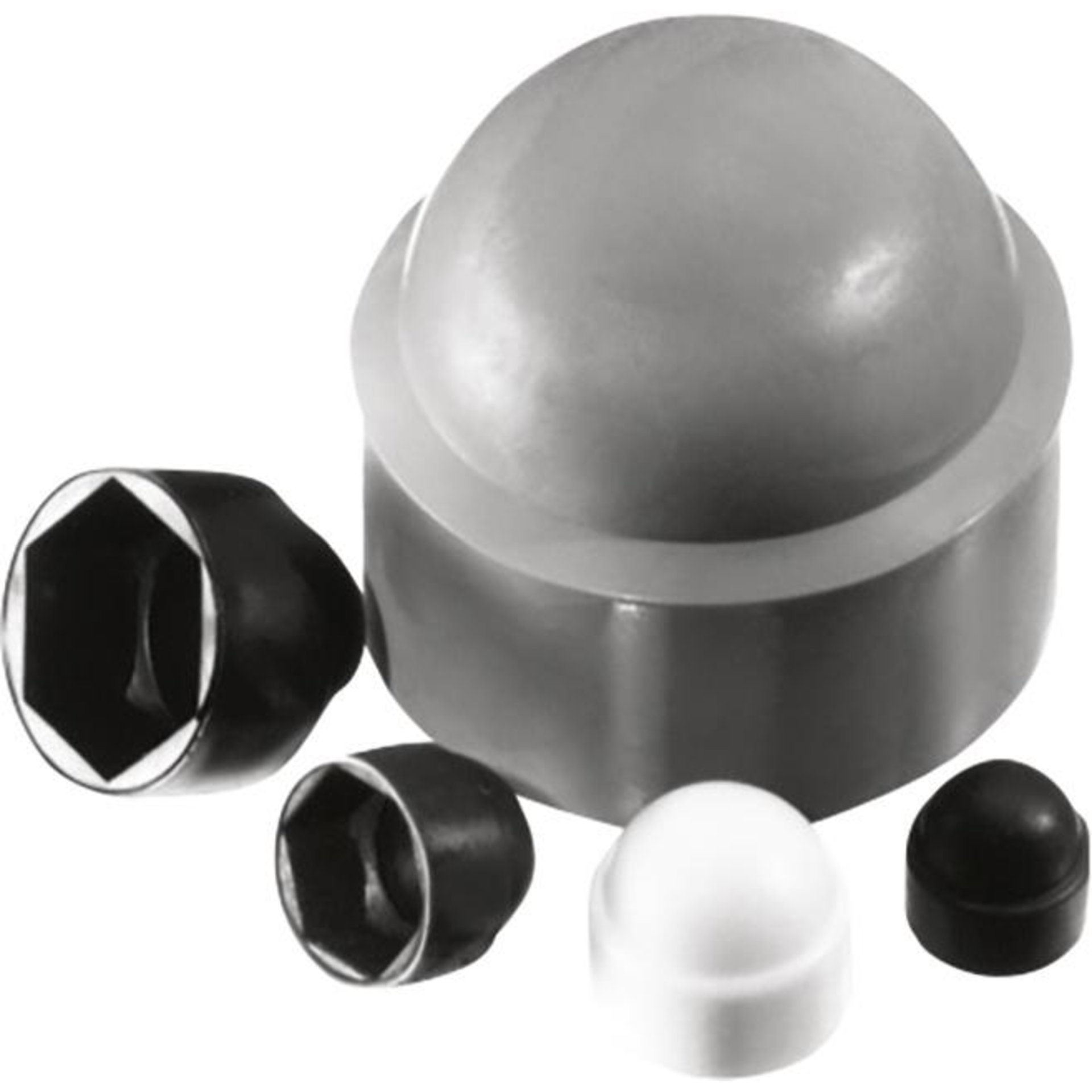 Abdeckkappe für M 5 SW 8 schwarz E-NORMpro Polyethylen