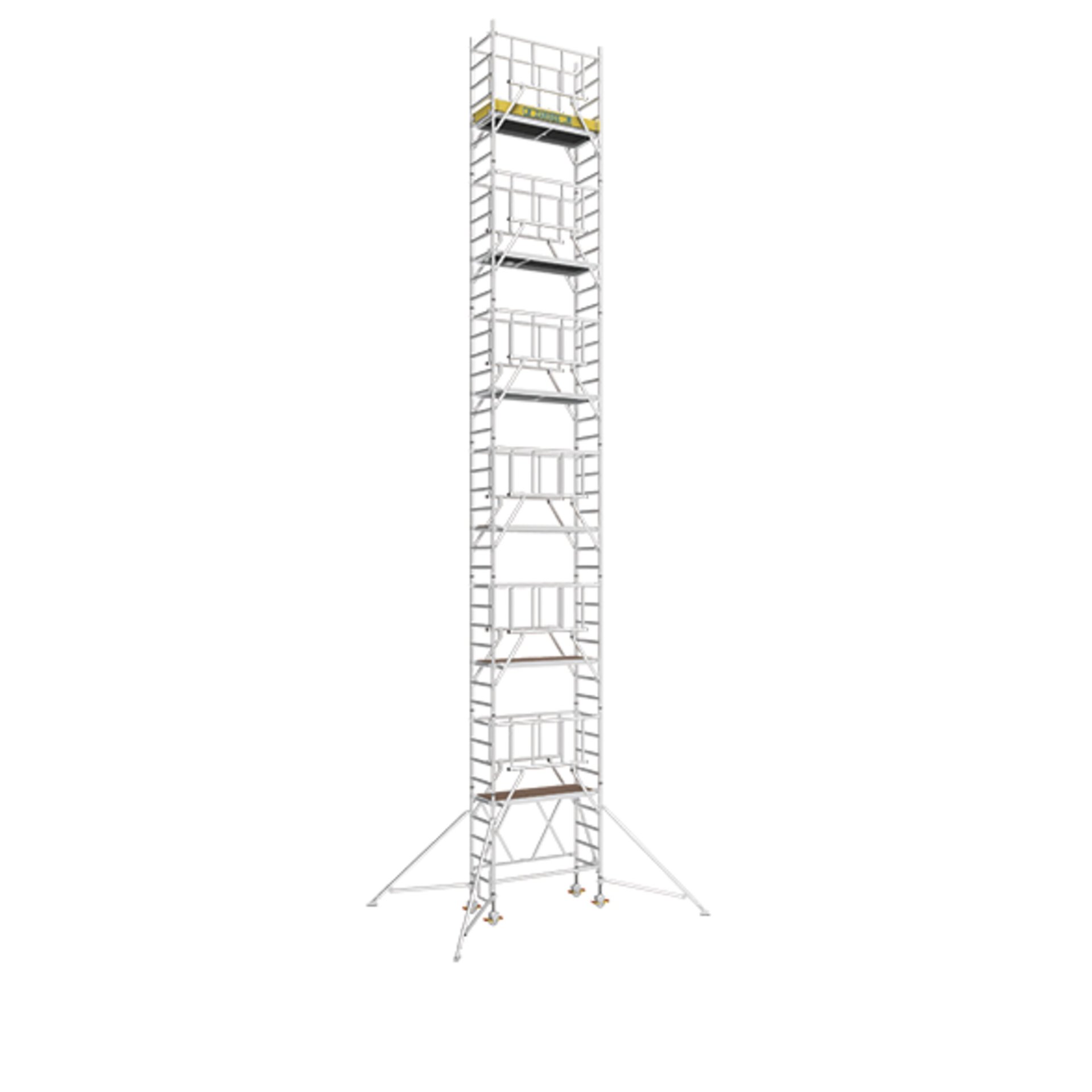 Compactmaster S-PLUS 2T - Klappgerüst Arbeitshöhe 13,55 m